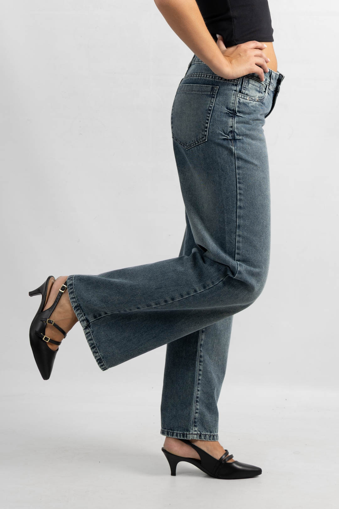 Art. 919 | Wide Leg Xime Matizado H/Gris