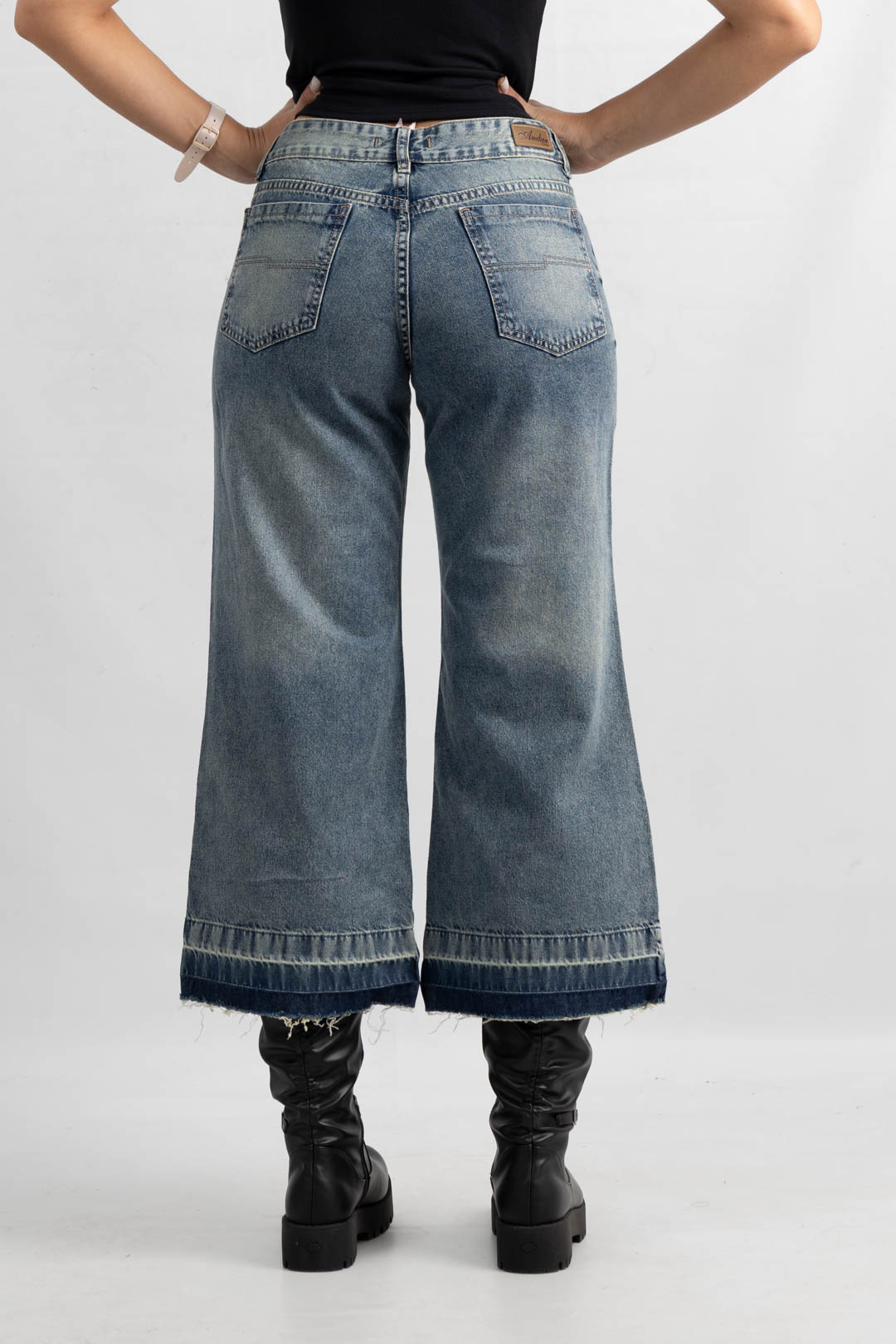 Art. 921 |  Wide Leg Crop Oxido Desatado Rigido