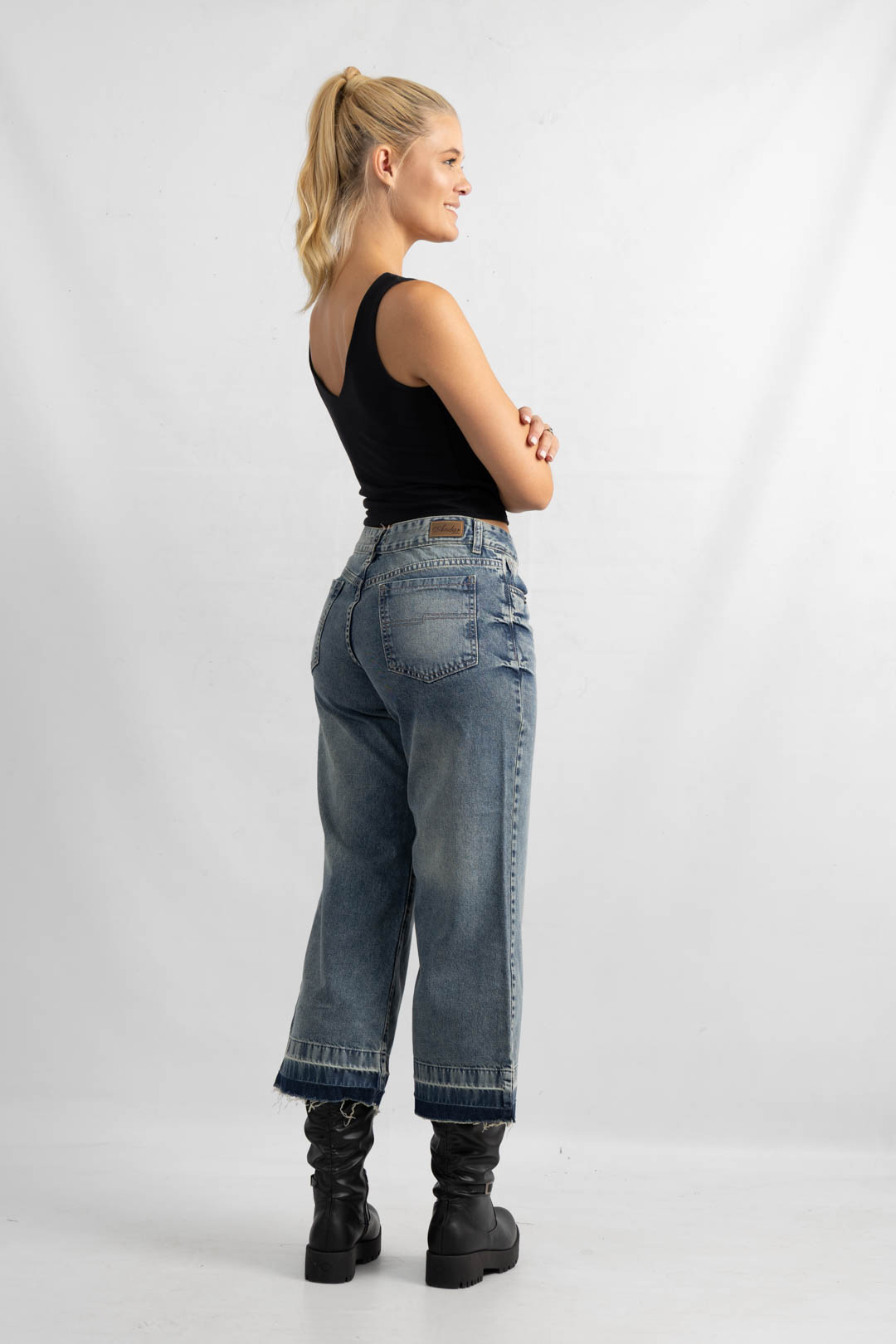 Art. 921 |  Wide Leg Crop Oxido Desatado Rigido