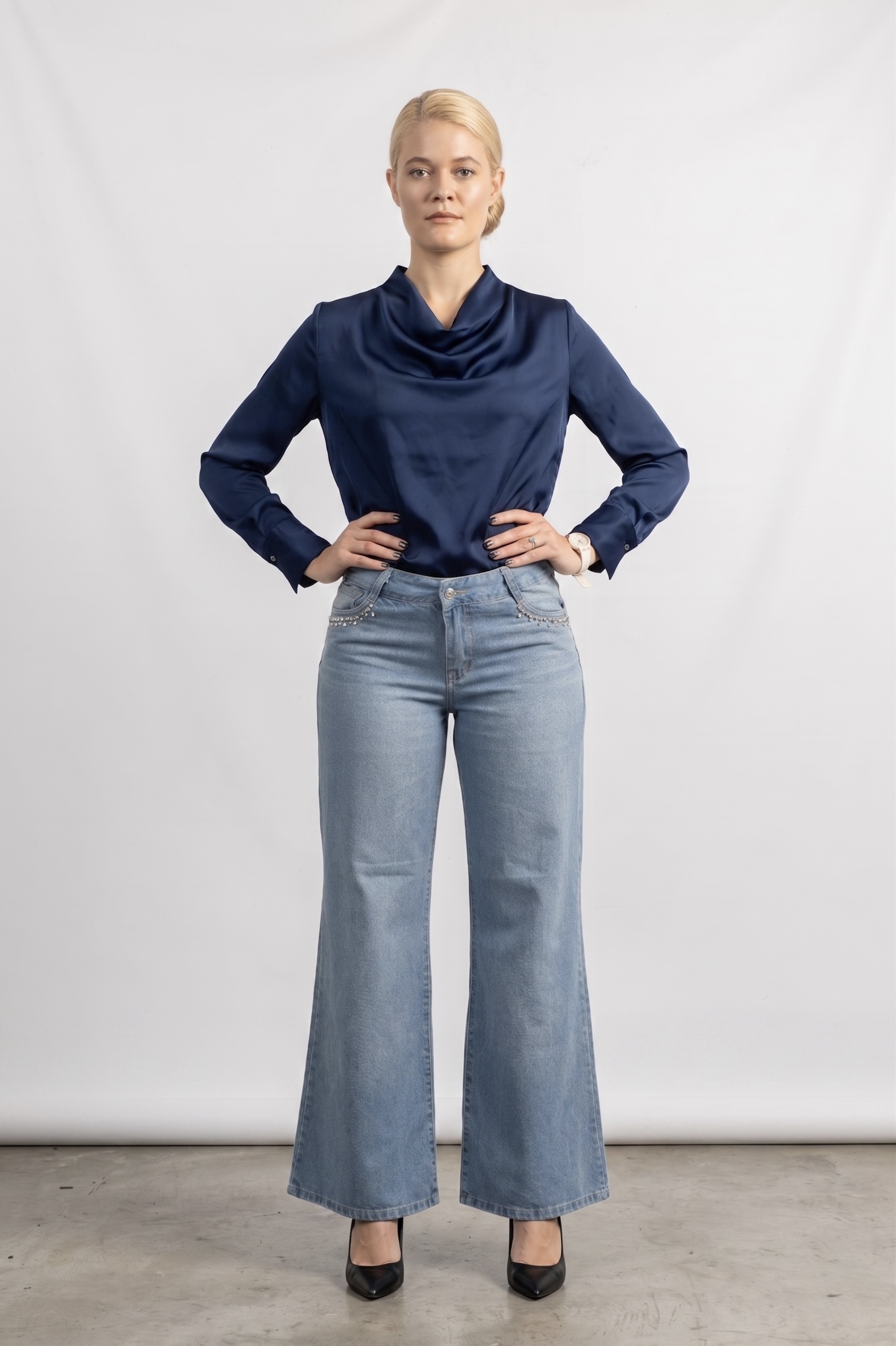 Art. 935 | Semi Oxford Matizado C/Tachas