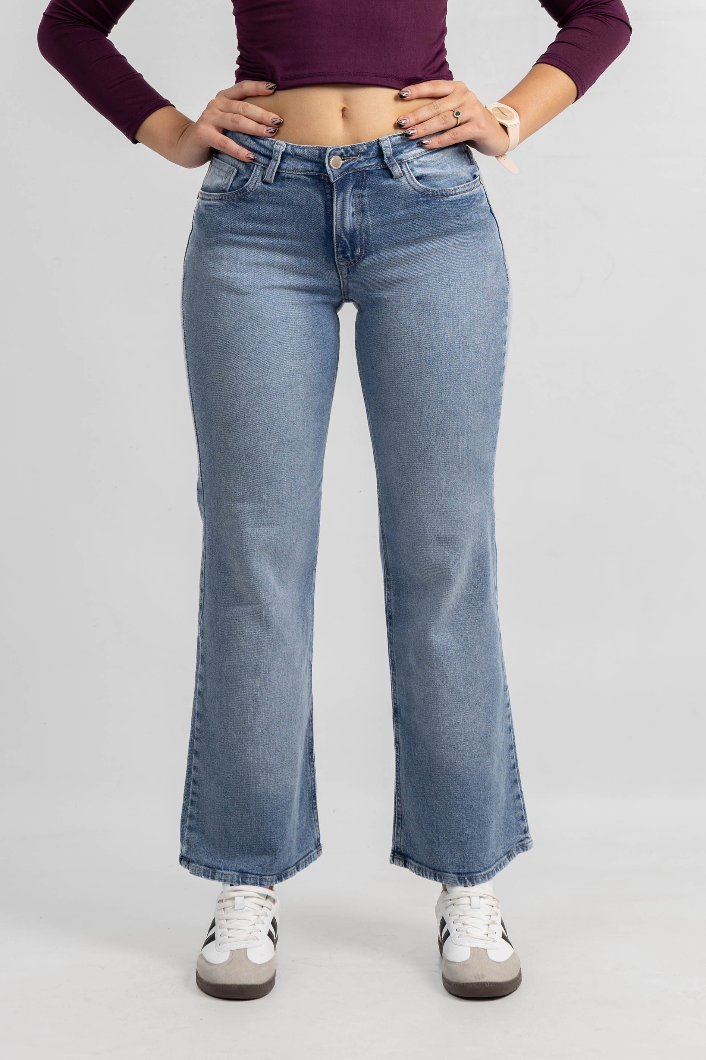 Art. 936 | Wide Leg Nevado Claro Elastizado