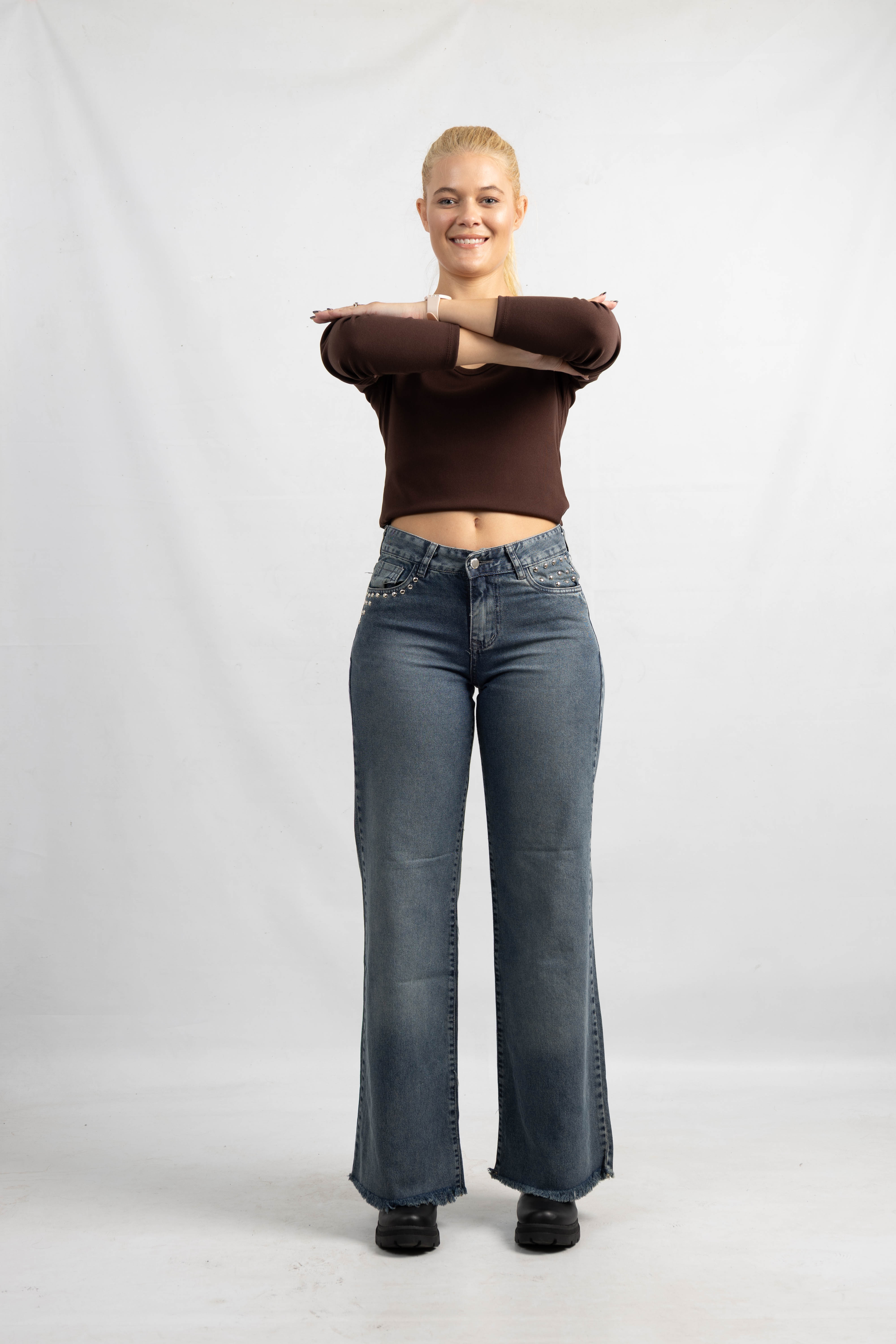 Art. 932 | Wide Leg Oxido Plata