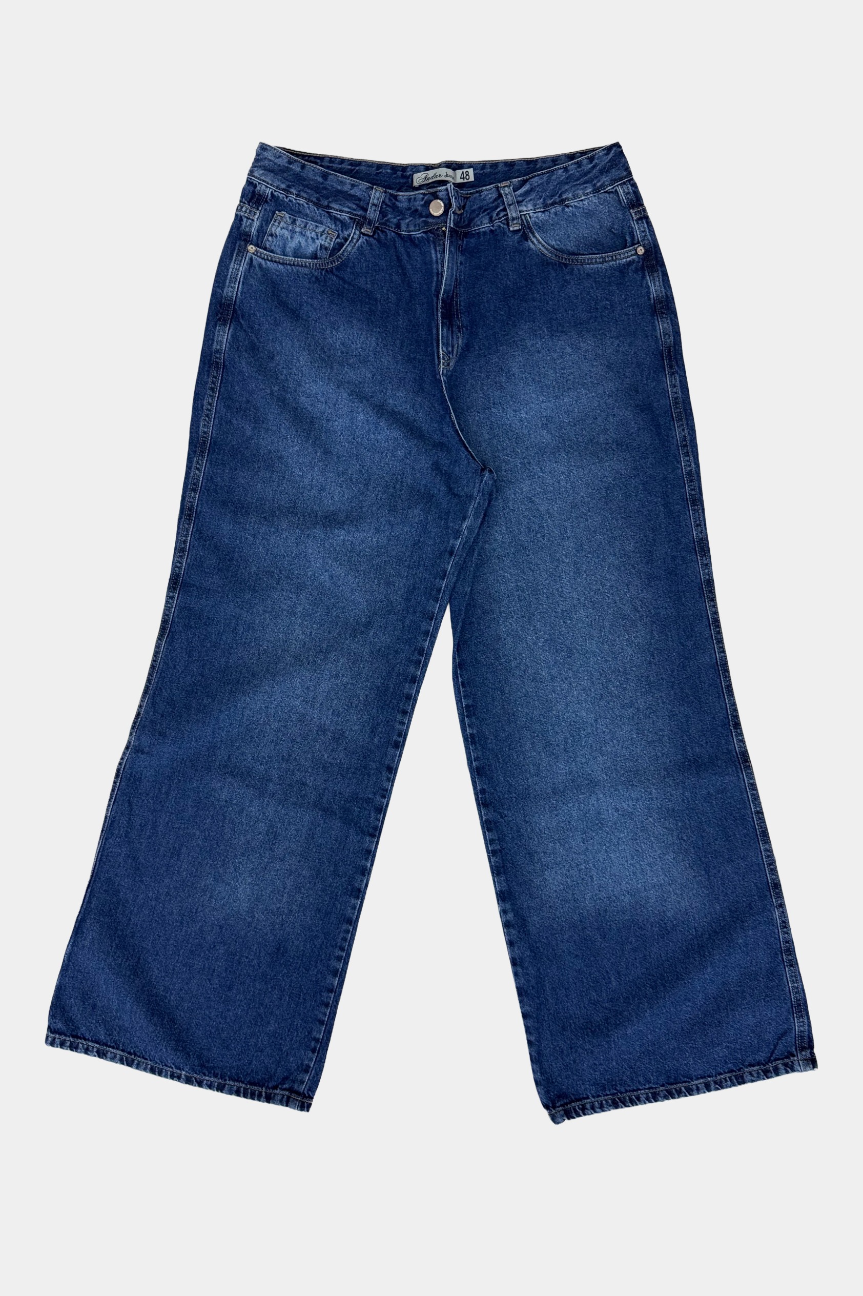 Art. 926 | Talle Especial Wide Leg Azul Rigido