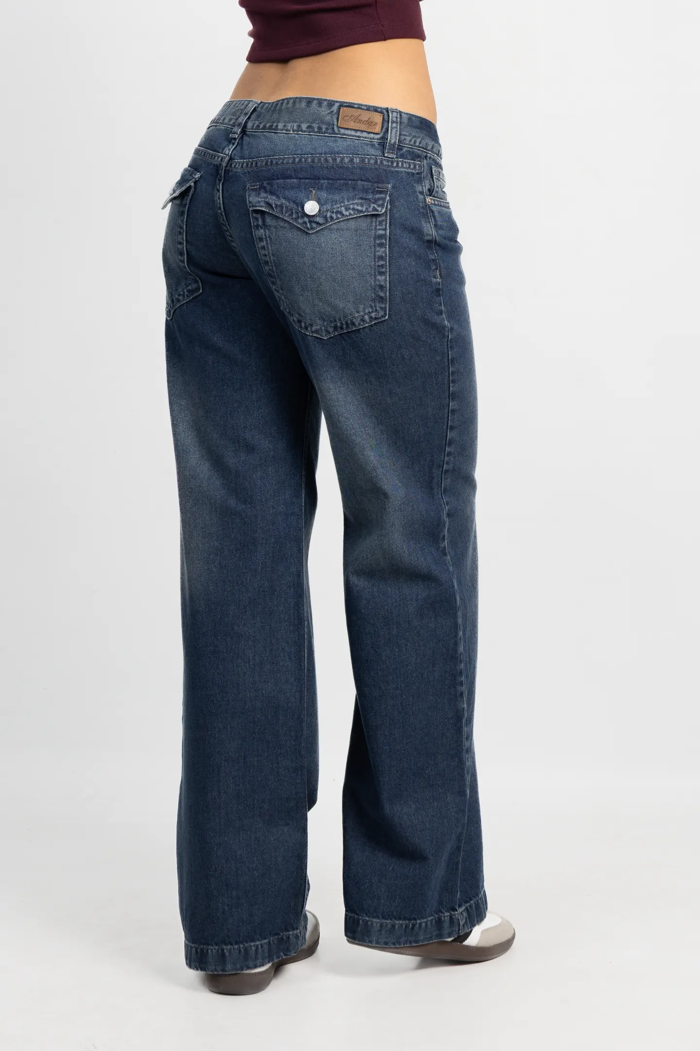 Art. 969 | Wide Leg Oxido Tapa Trasera H/Gris TB