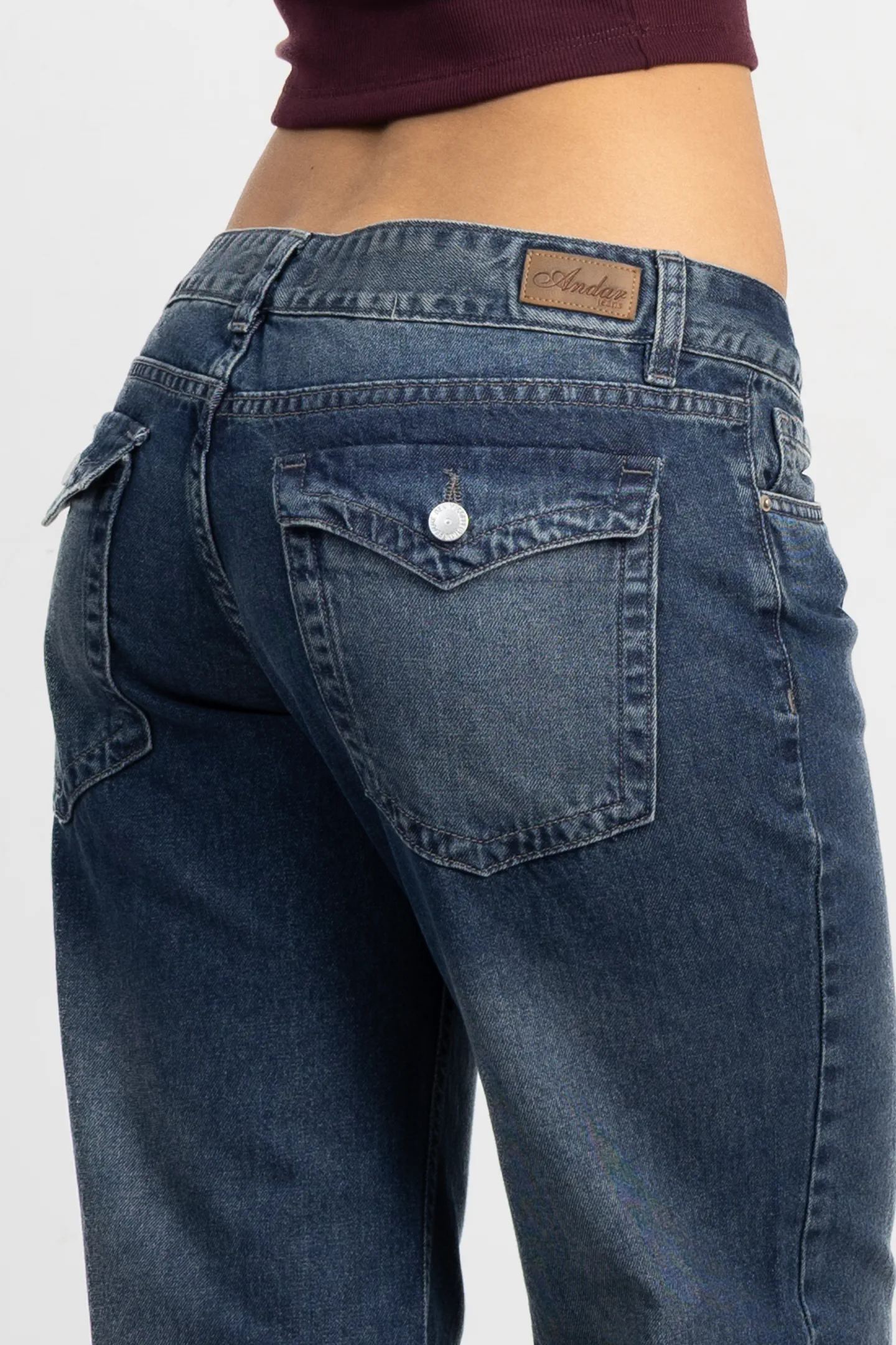 Art. 969 | Wide Leg Oxido Tapa Trasera H/Gris TB