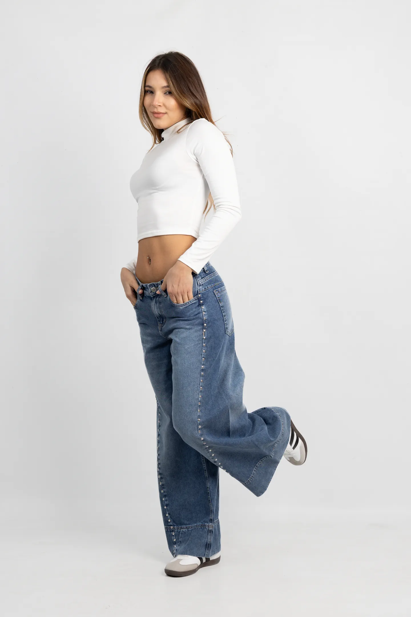 Art. 964 | Wide Leg Cutet Nevado C/Tacha