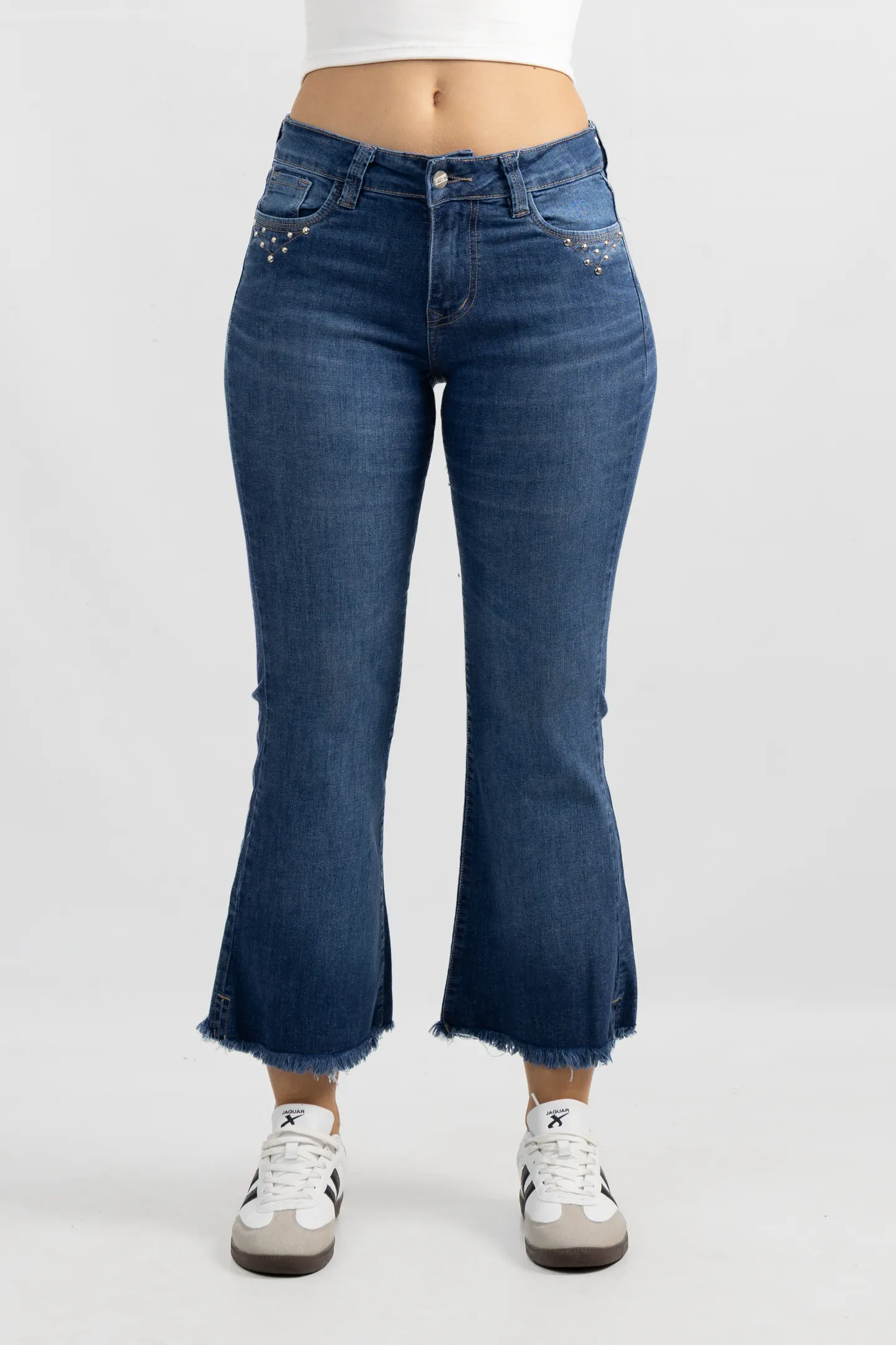 Art. 953 | Semi Oxford Azul Corto Desflecado H/B