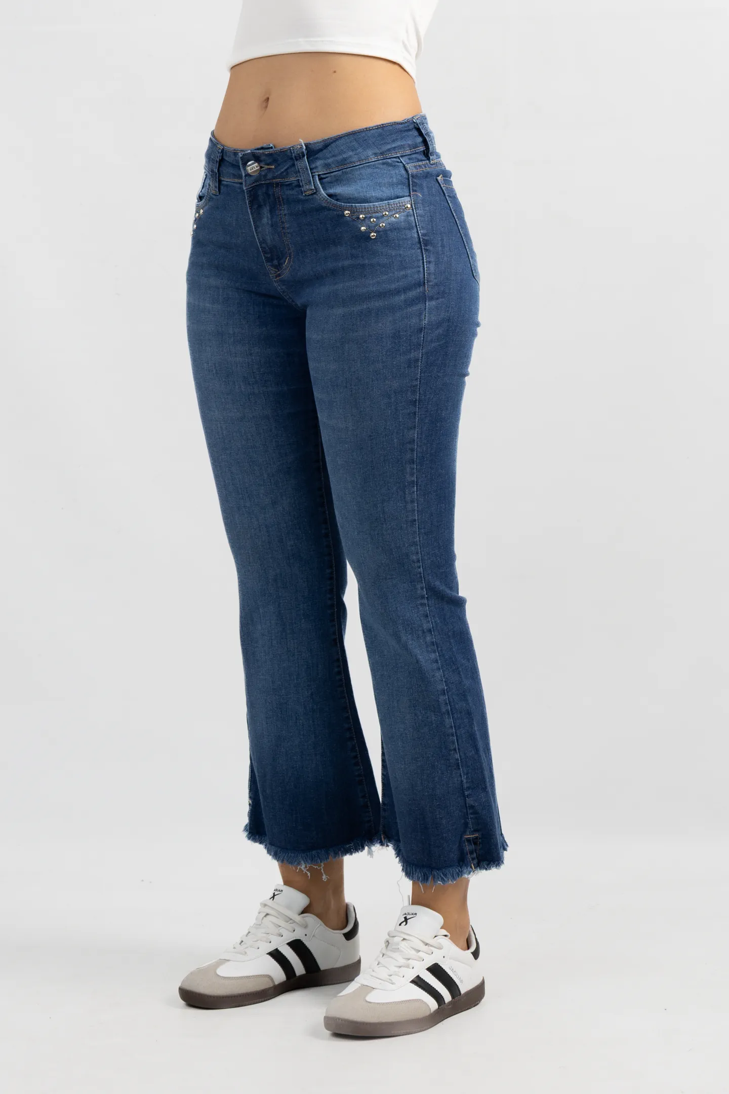 Art. 953 | Semi Oxford Azul Corto Desflecado H/B
