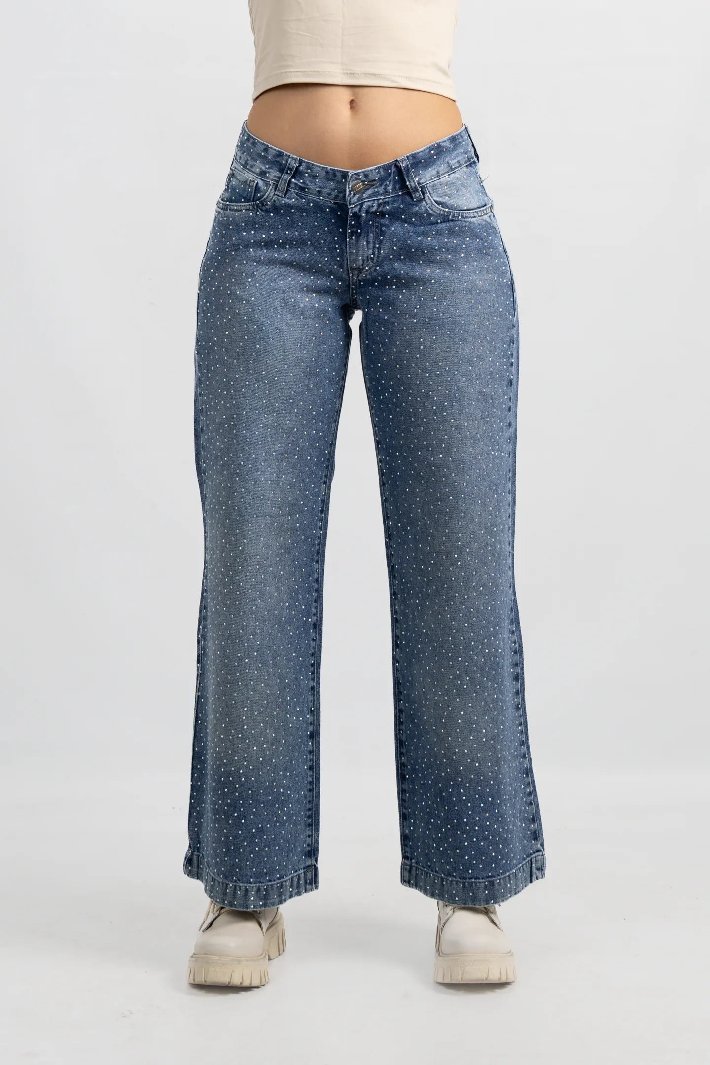 Art. 952 | Wide Leg Nevado Con Brillos TB