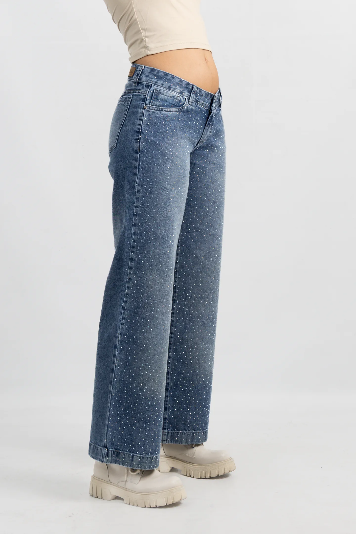 Art. 952 | Wide Leg Nevado Con Brillos TB