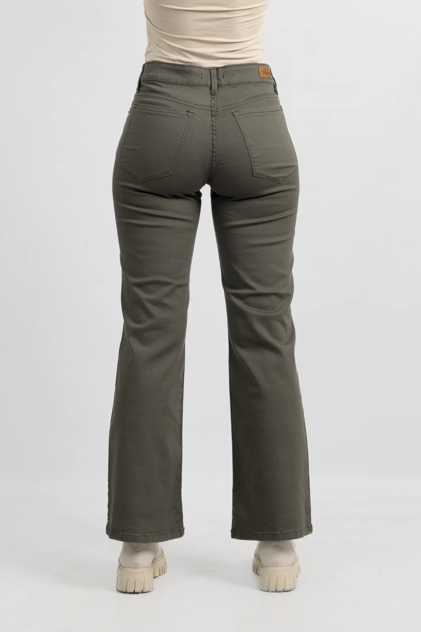 Art. 955 | Wide Leg Verde Cemento