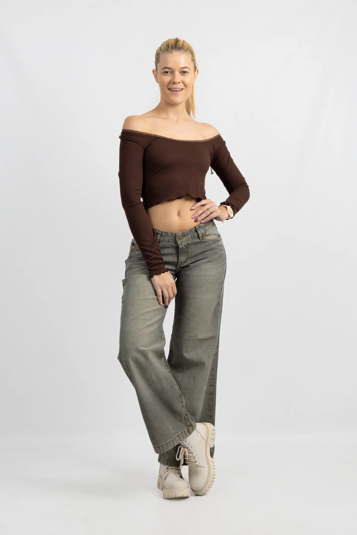 Art. 959 | Wide Leg Tri Rust