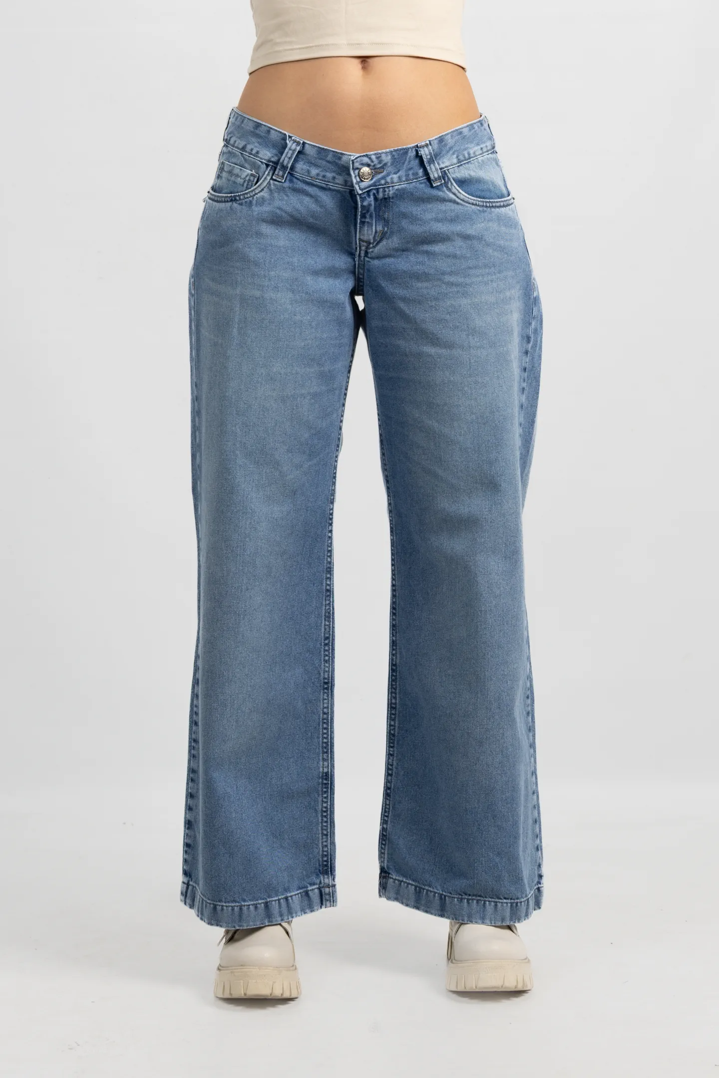 Art. 956 | Wide Leg Nevado Tapa Trasera H/Gris