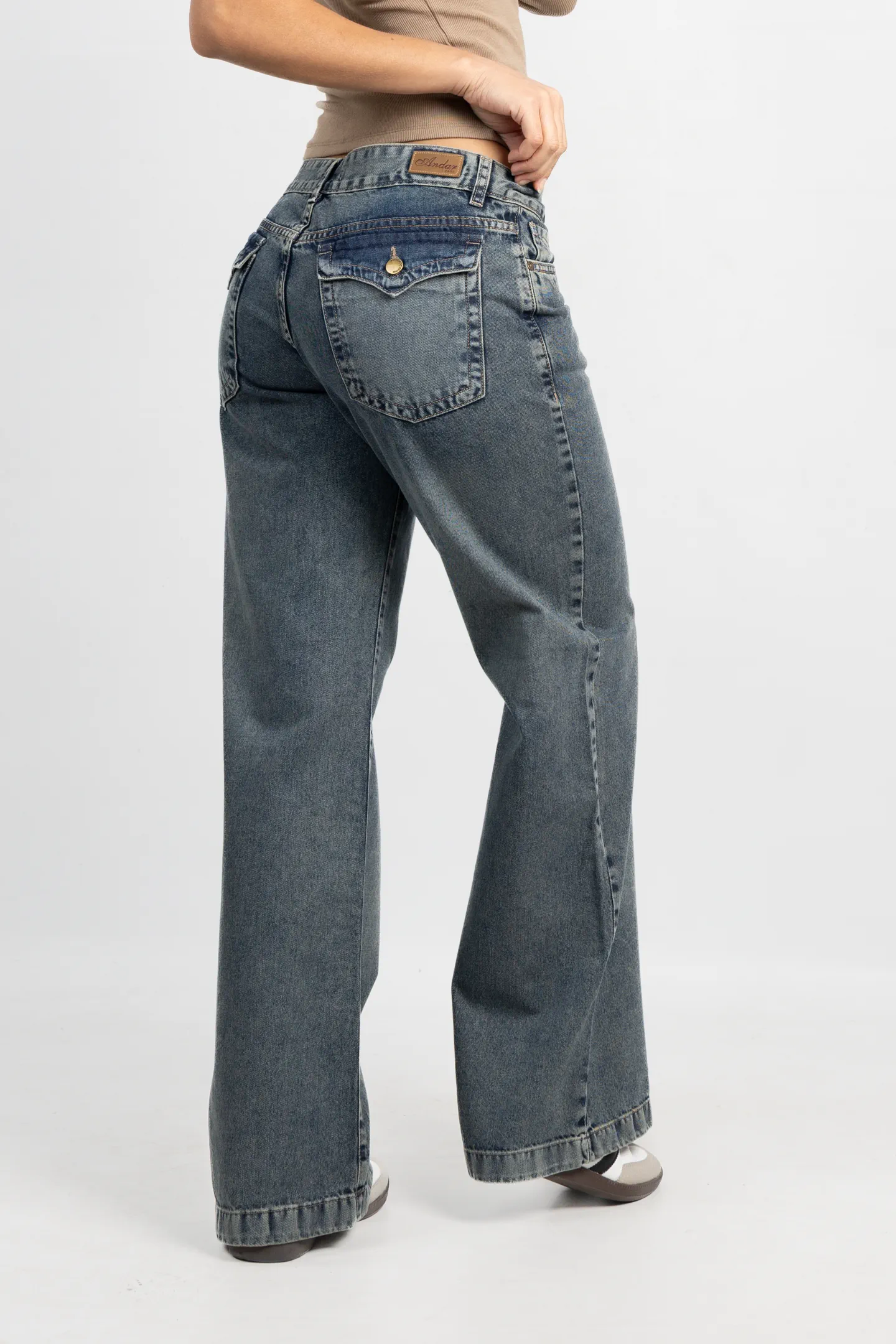 Art. 961 | Wide Leg Matizado Con Tapa