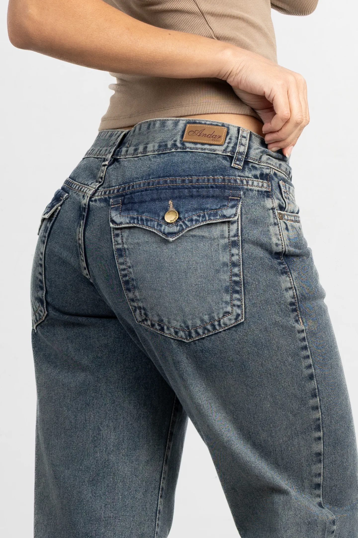 Art. 961 | Wide Leg Matizado Con Tapa