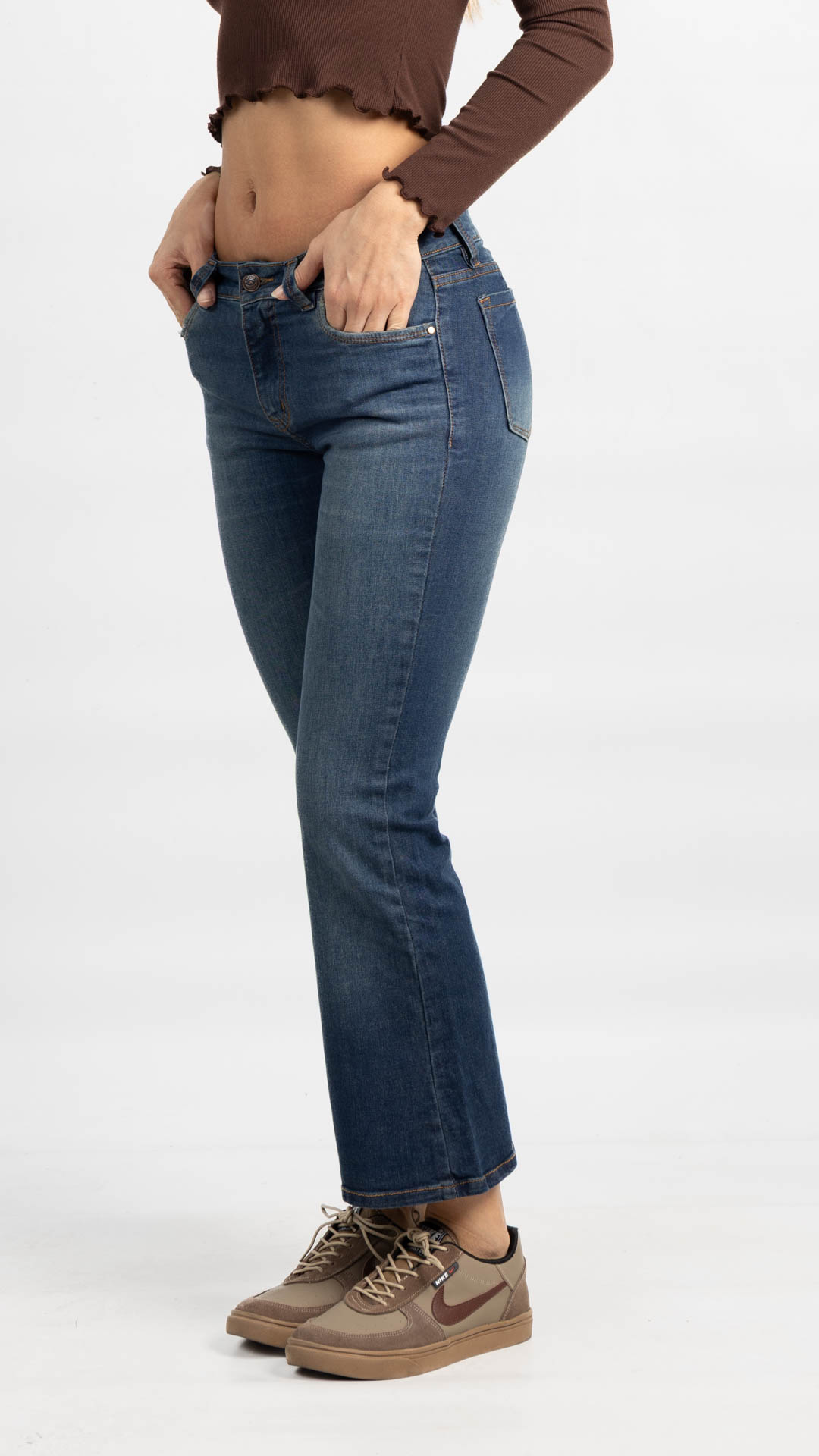 Art. 949 | Semi Oxford Crop Oxido C/Ruedo H/M