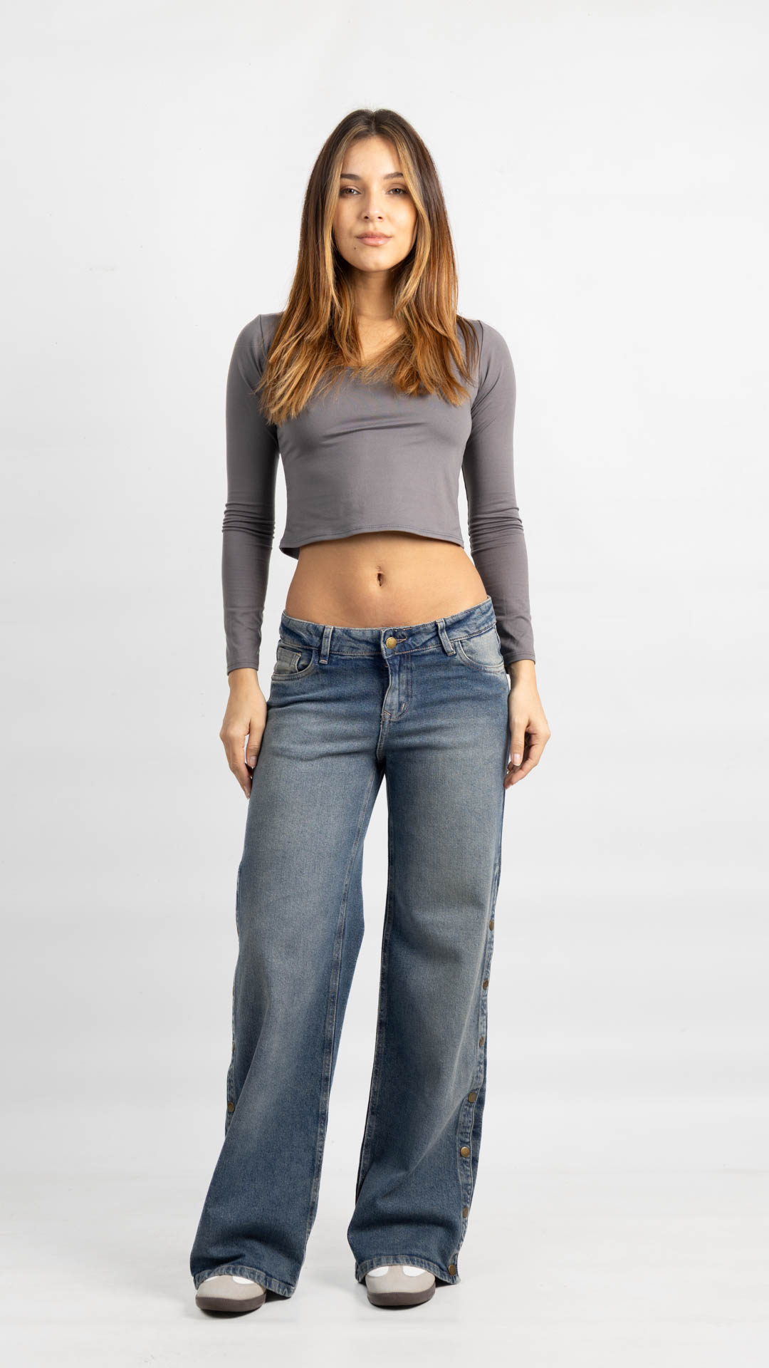 Art. 976 | Wide Leg Iago Oxido C/Broche