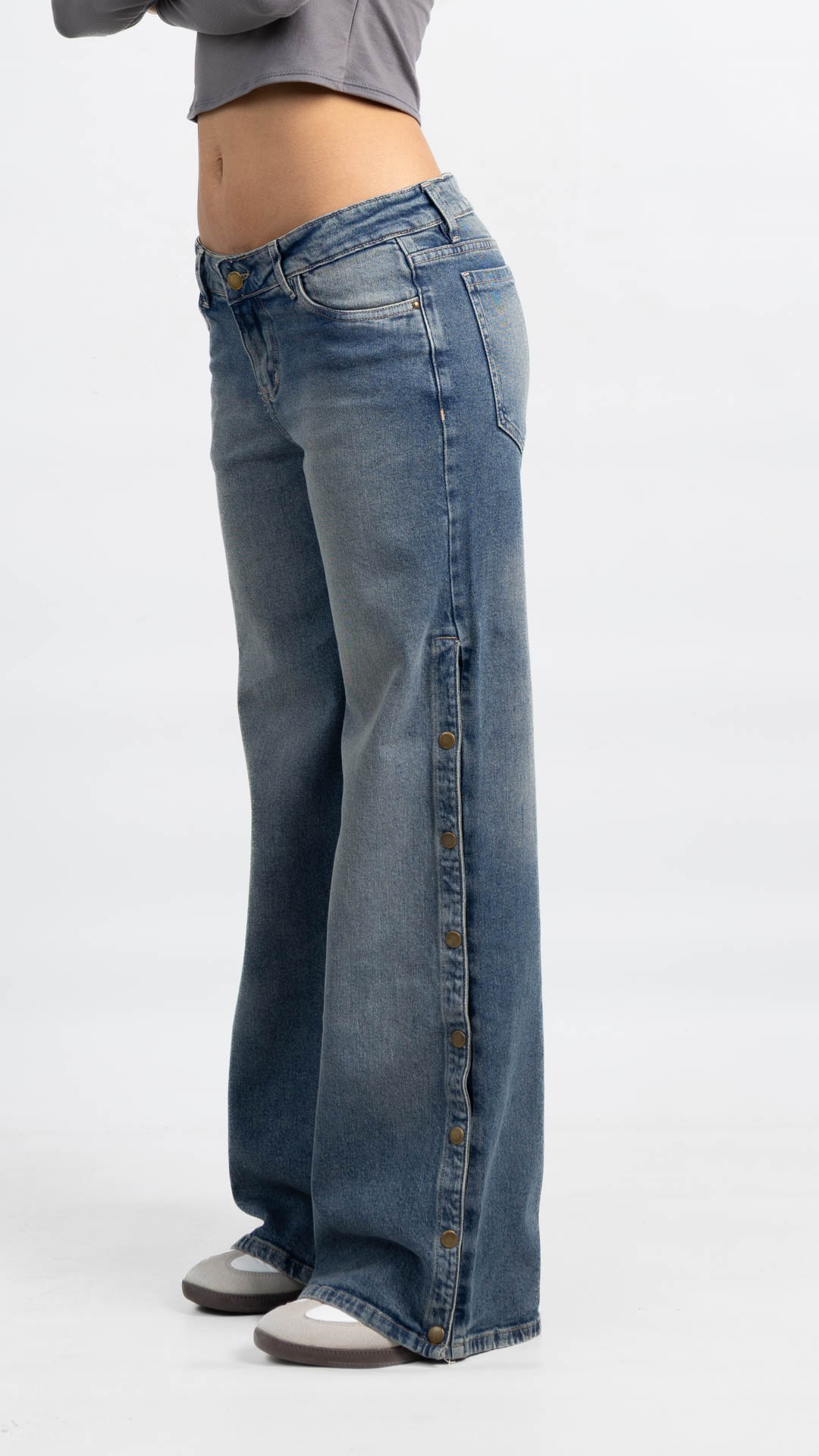 Art. 976 | Wide Leg Iago Oxido C/Broche