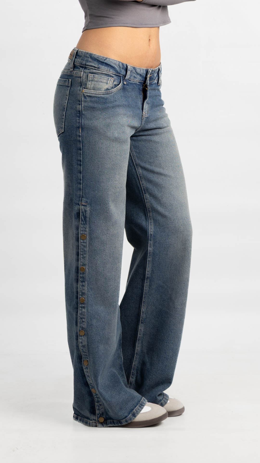 Art. 976 | Wide Leg Iago Oxido C/Broche