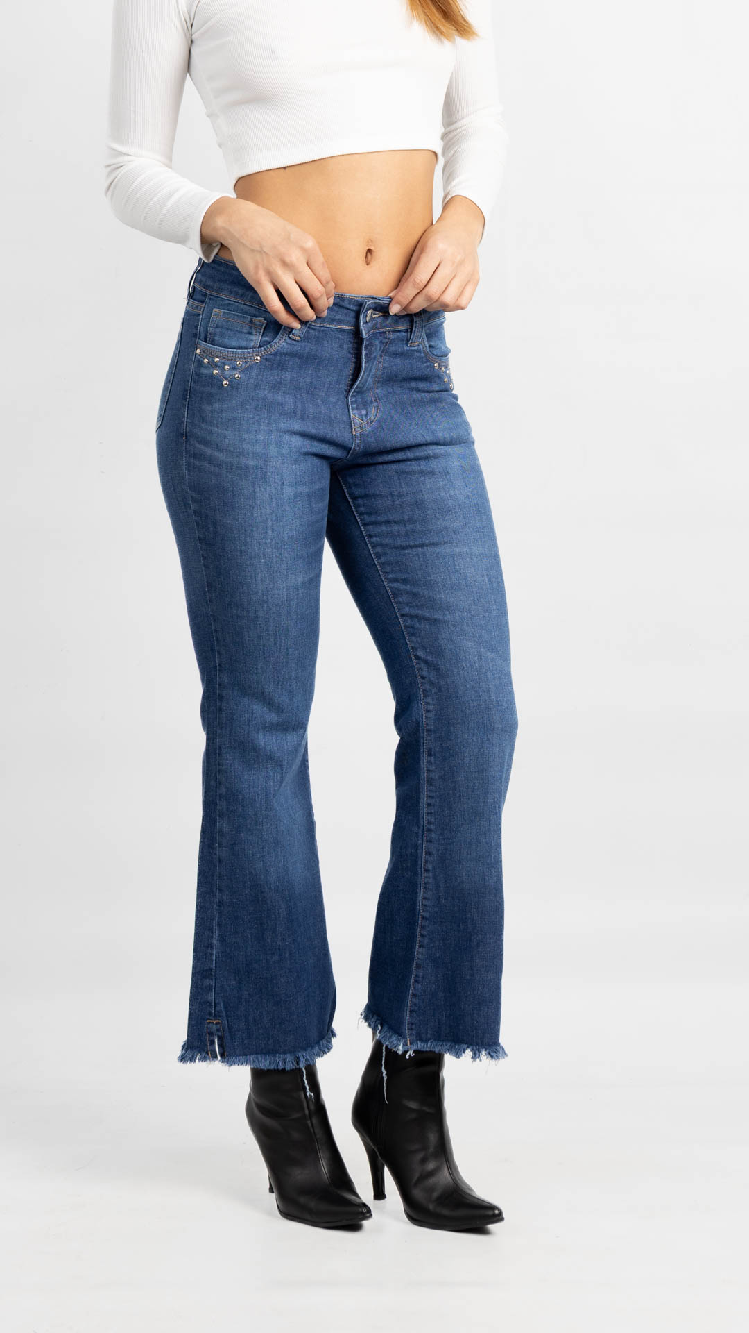 Art. 953 | Semi Oxford Azul Corto Desflecado H/B