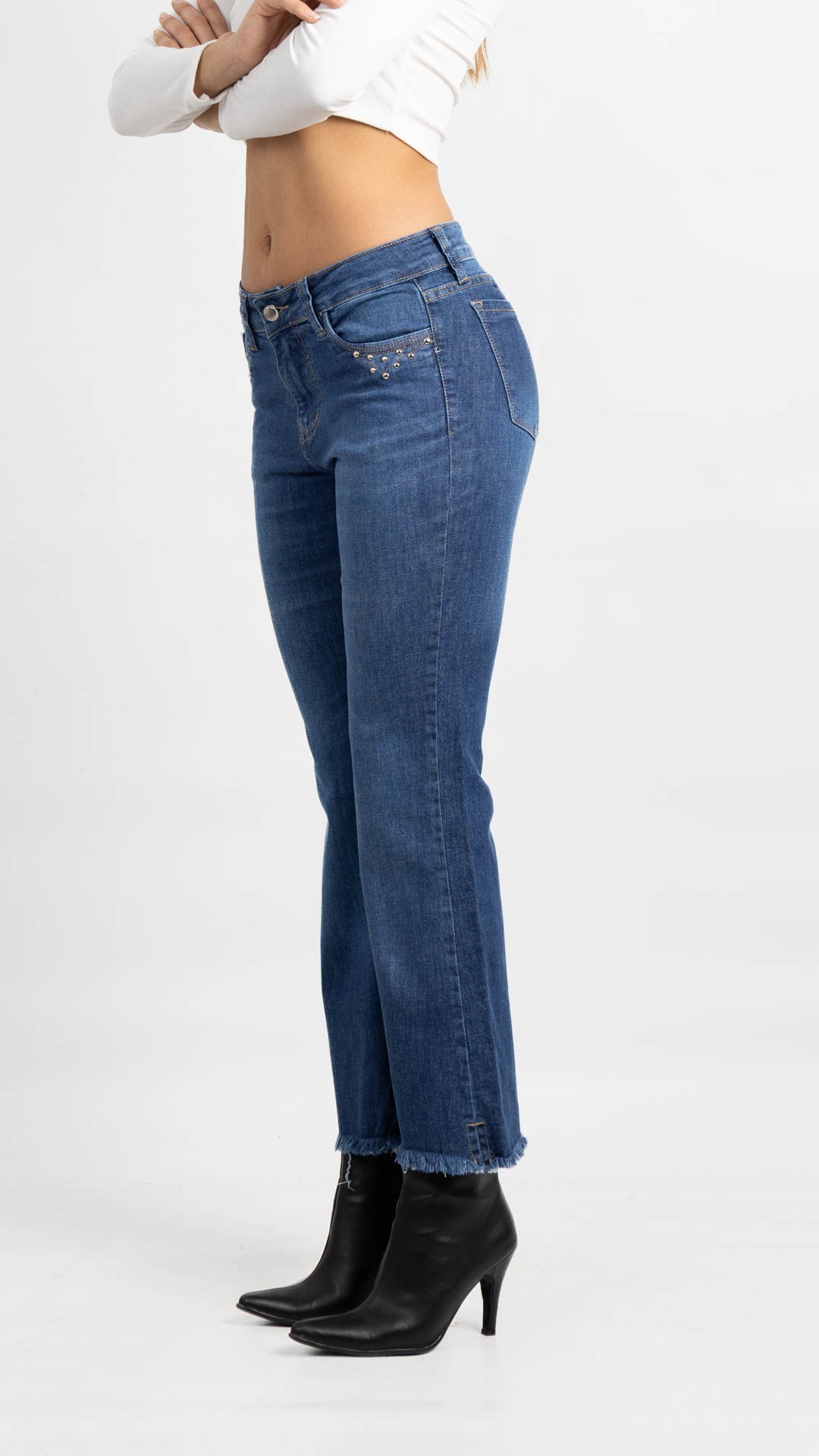 Art. 953 | Semi Oxford Azul Corto Desflecado H/B