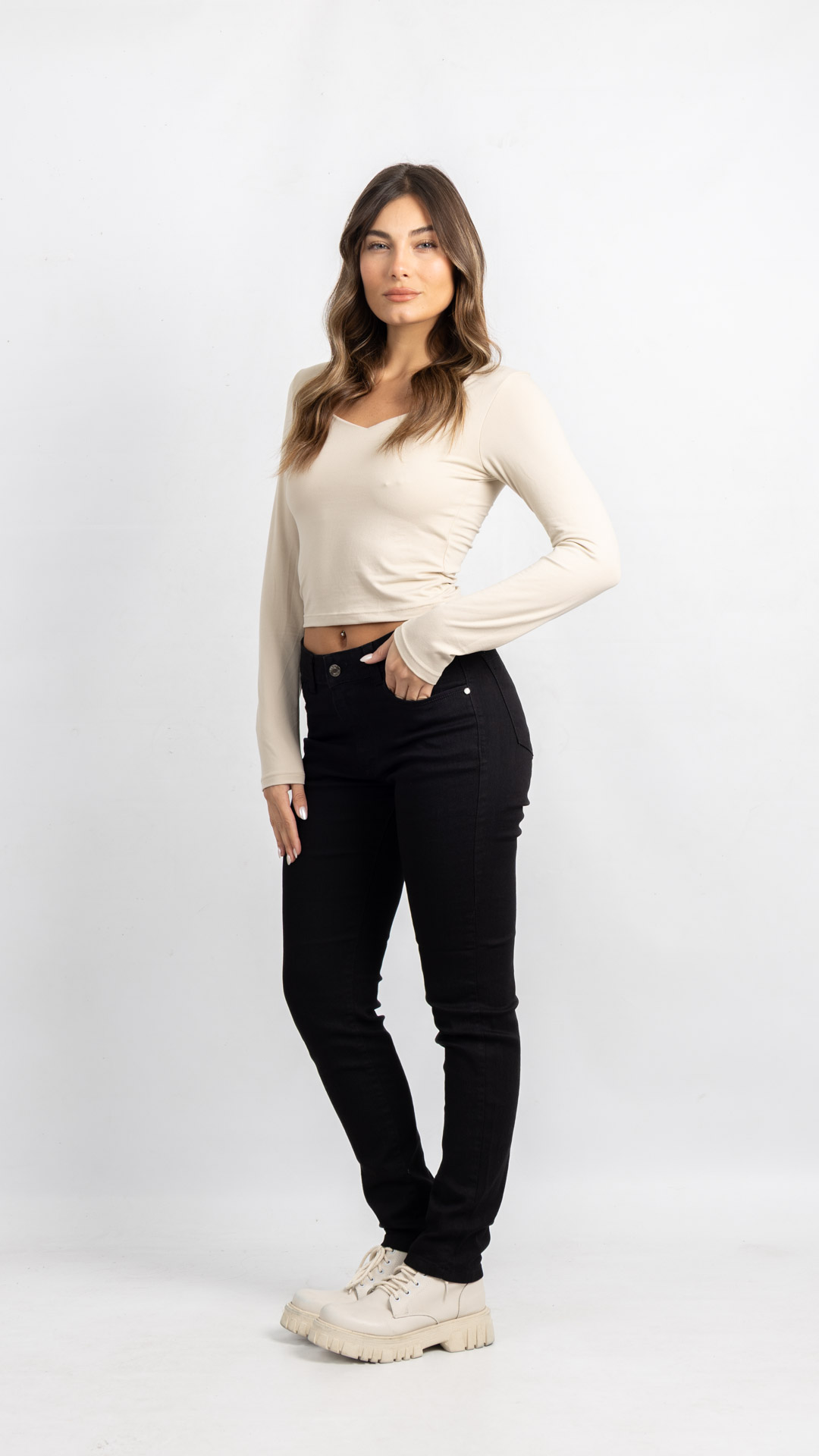 andar jeans 14 julio Sol-376 Art. 1003 | Skinny Mimos Black TM