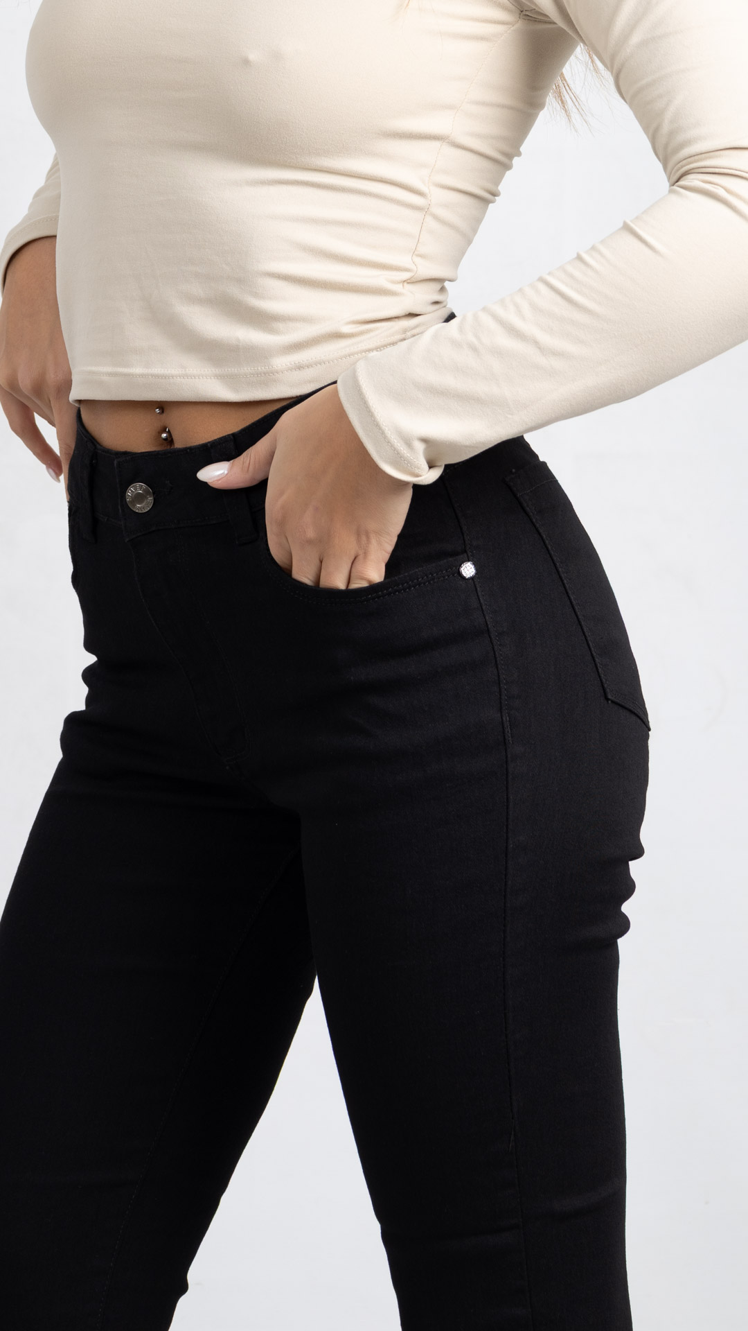 andar jeans 14 julio Sol-378 Art. 1003 | Skinny Mimos Black TM