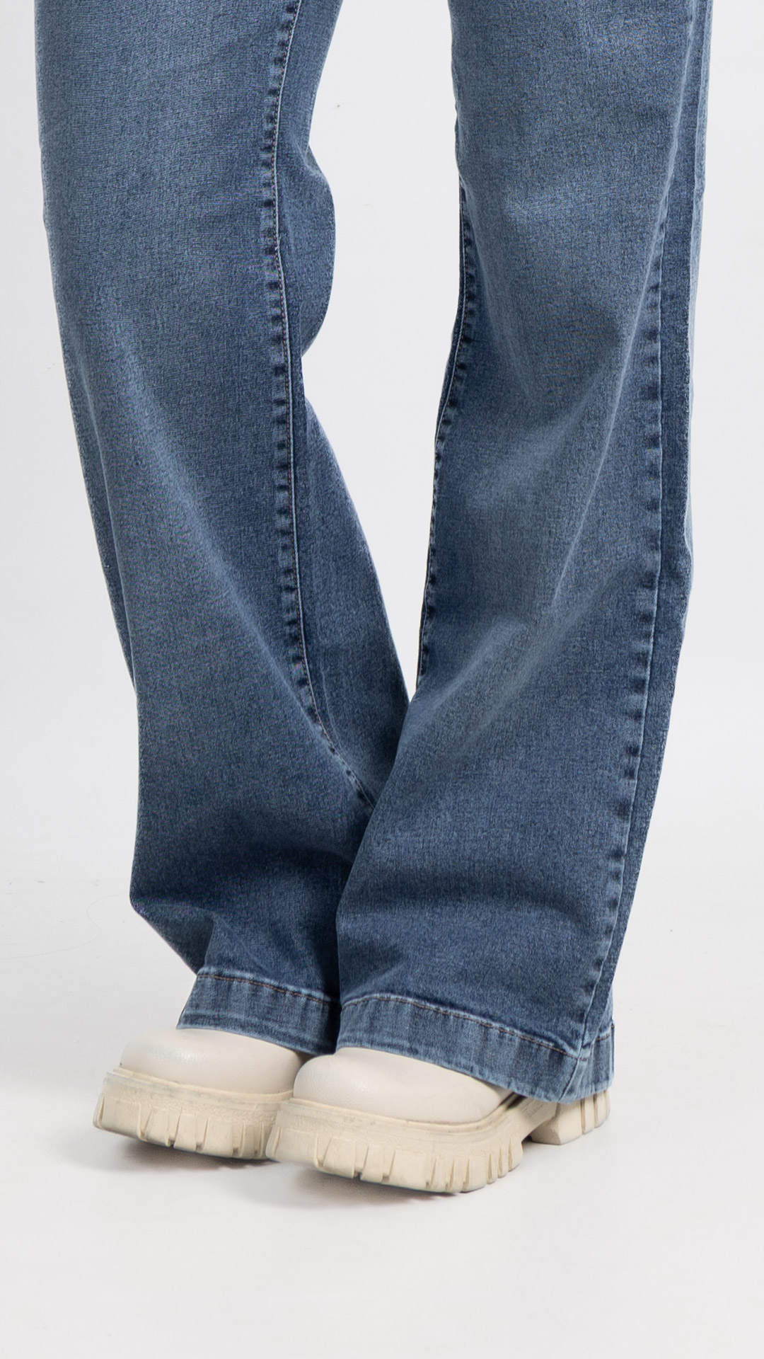andar jeans 14 julio Sol-387 Art. 996 | Wide Leg Nevado Elastizado TB