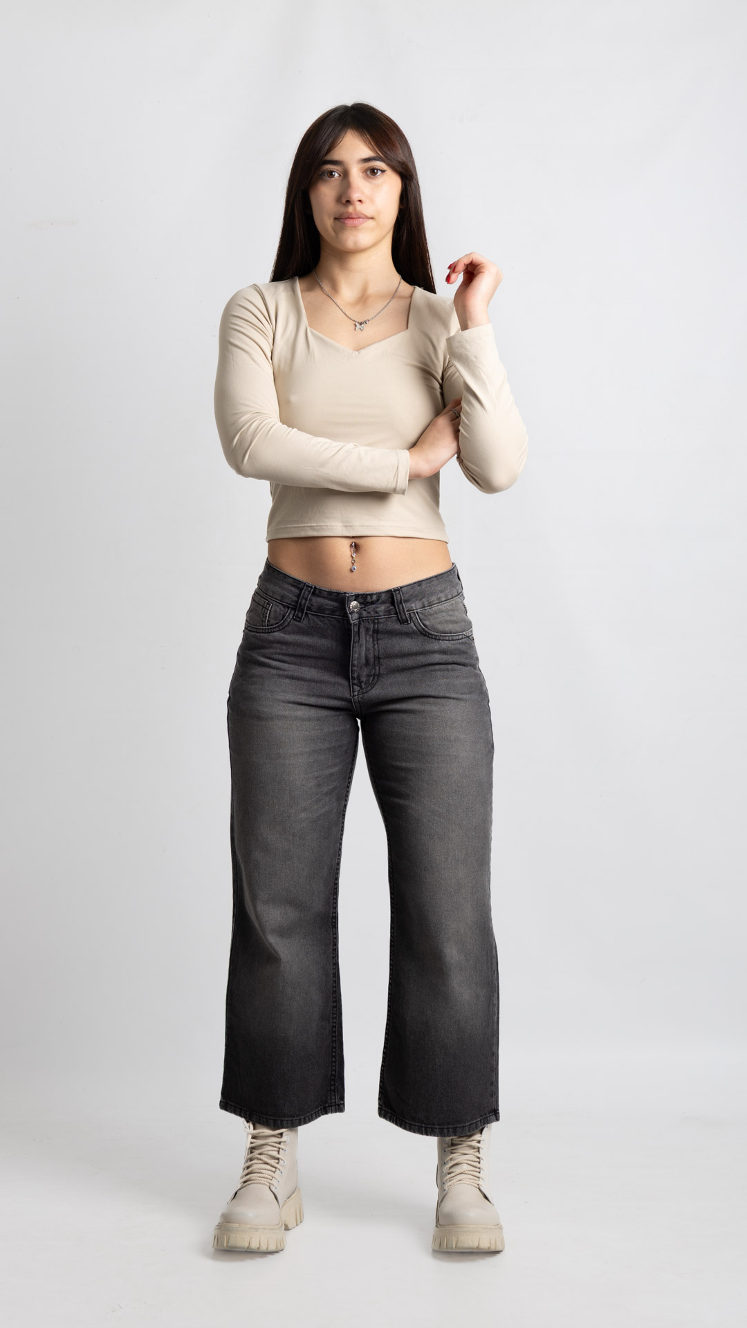 Art. 990 | Recto Crop Gris Pulido
