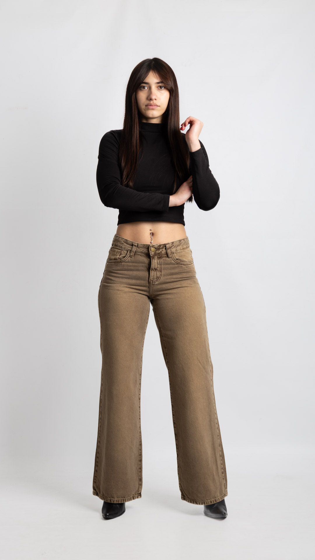 Art. 997 | Wide Leg Cardi Brown