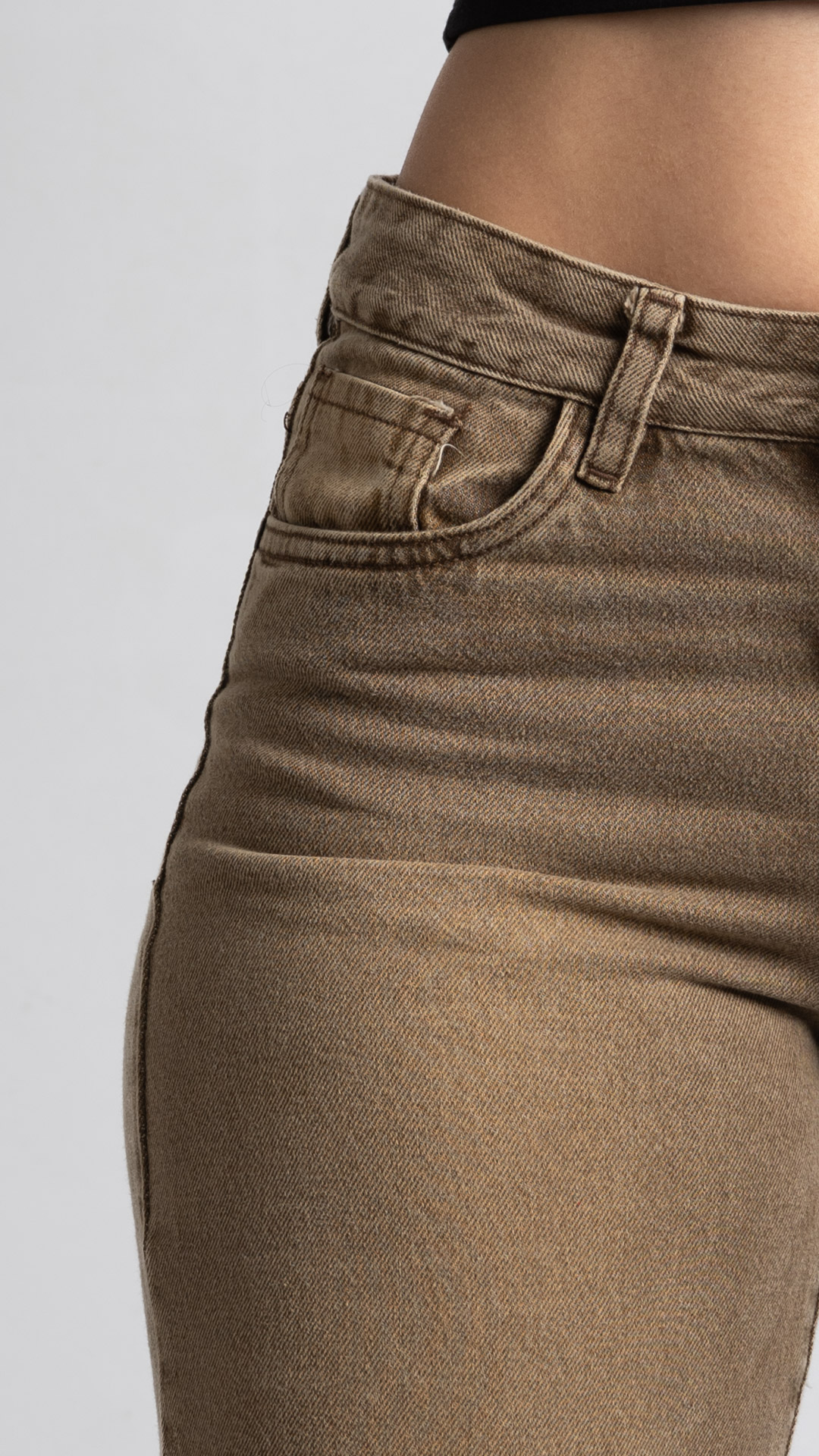 andar jeans 21 de julio -479 Art. 997 | Wide Leg Cardi Brown