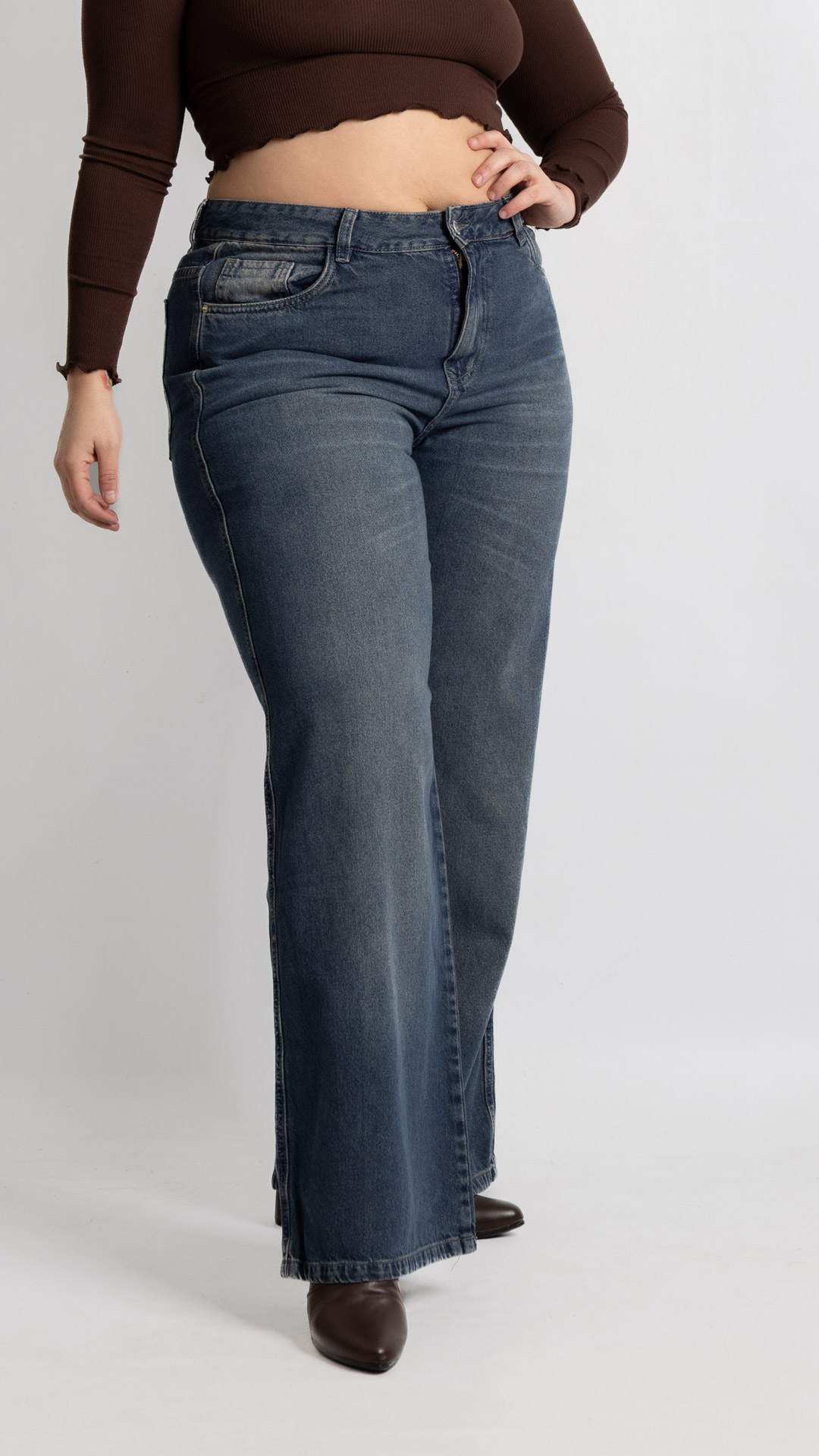 Art. 933 | Wide Leg Talle Especial Oxido