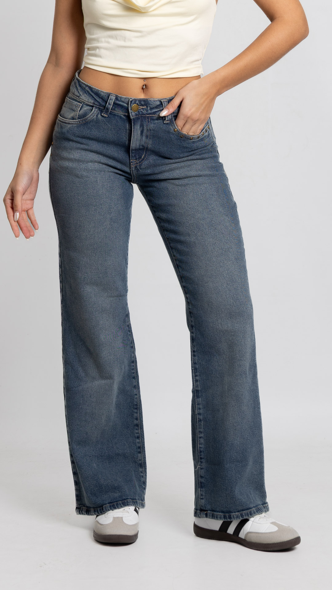 Art. 1010 | Wide Leg Oxido Sam Semi Elastizado