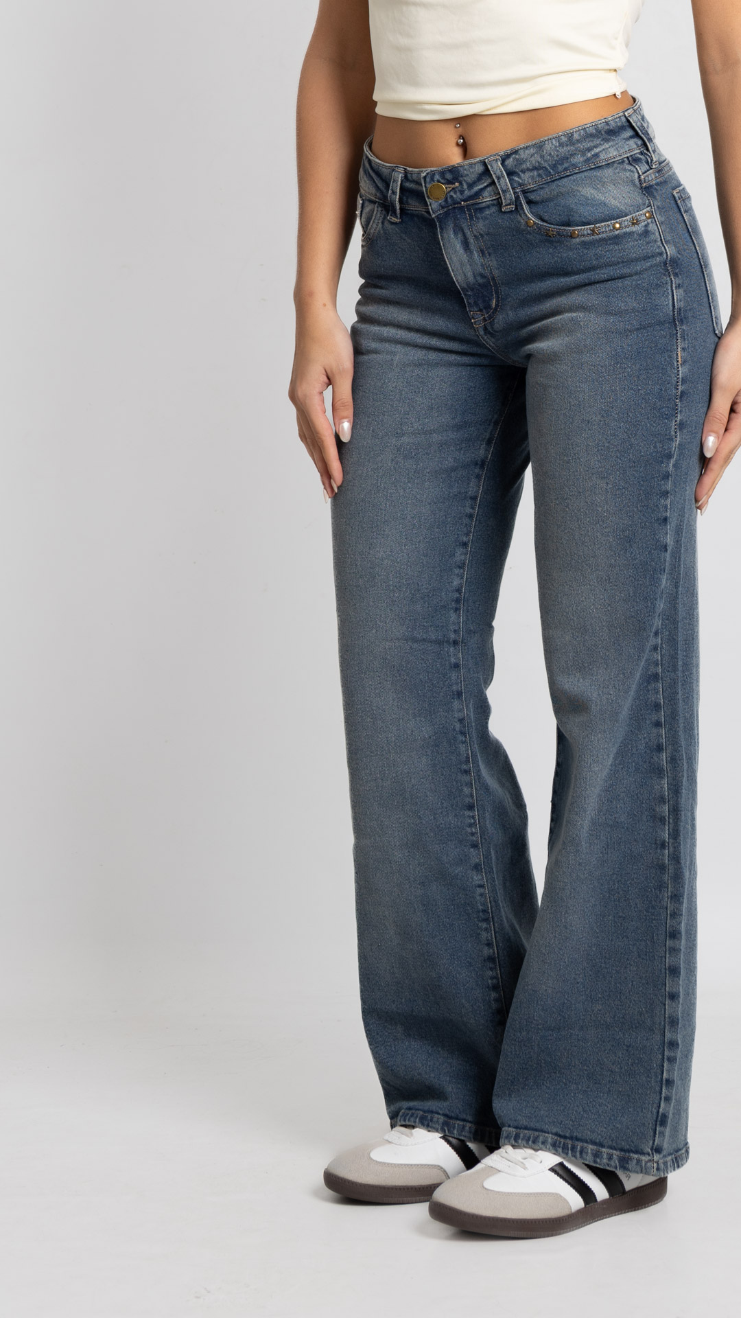 Art. 1010 | Wide Leg Oxido Sam Semi Elastizado