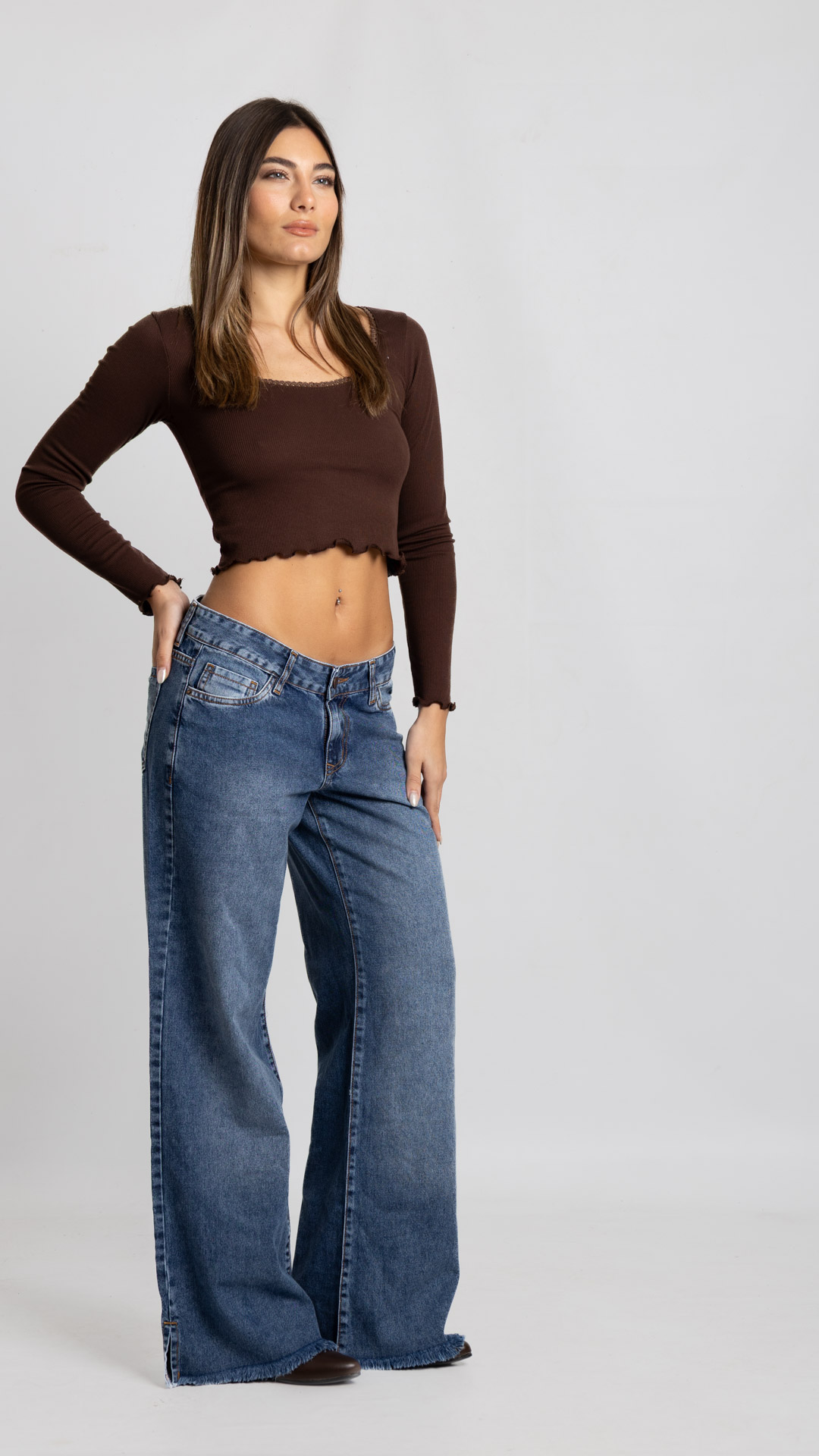 Art. 1002 | Wide Leg Vani Nevado H/M
