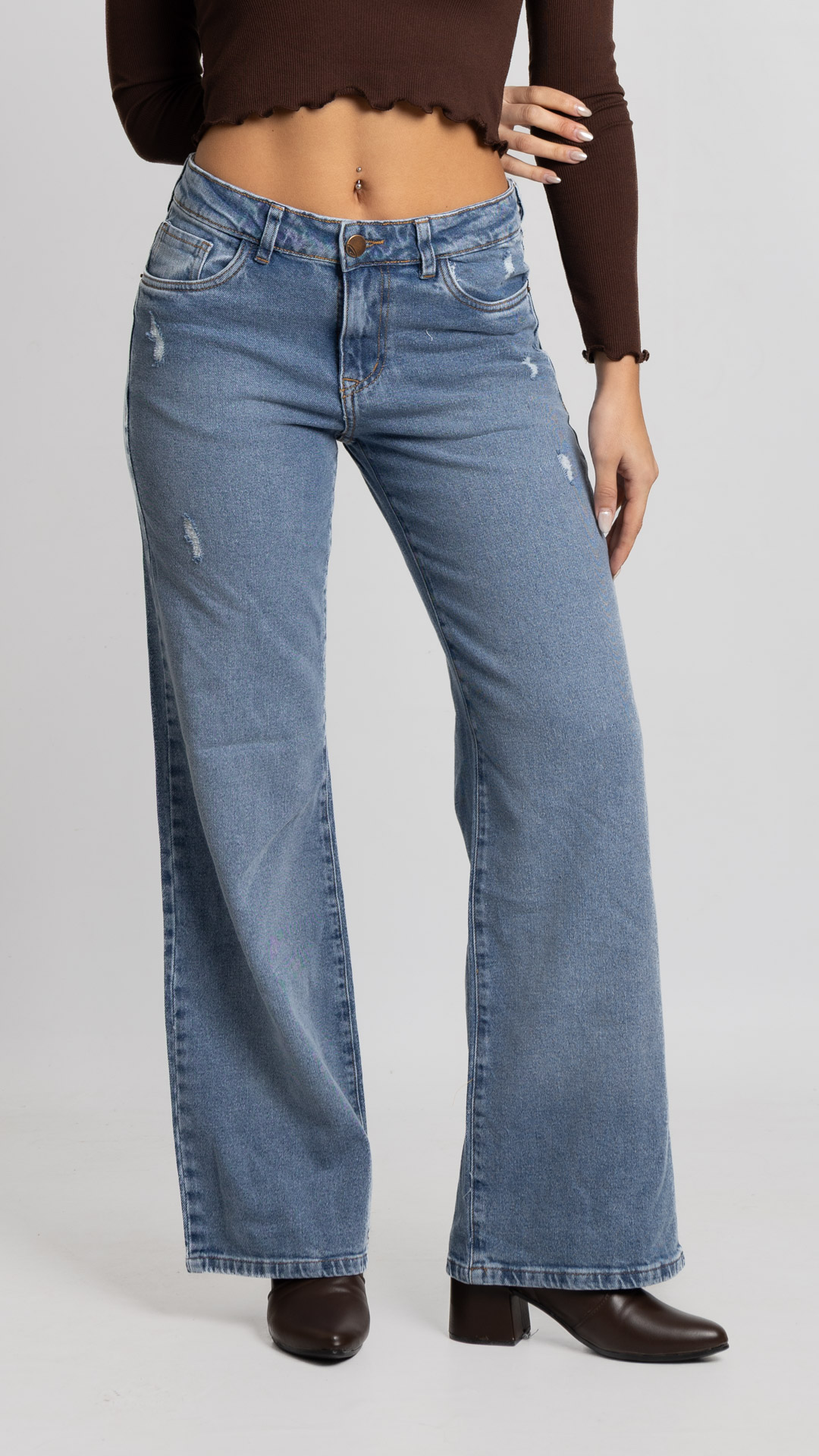 Art. 1012 | Wide Leg Sam Nevado C/Rotura