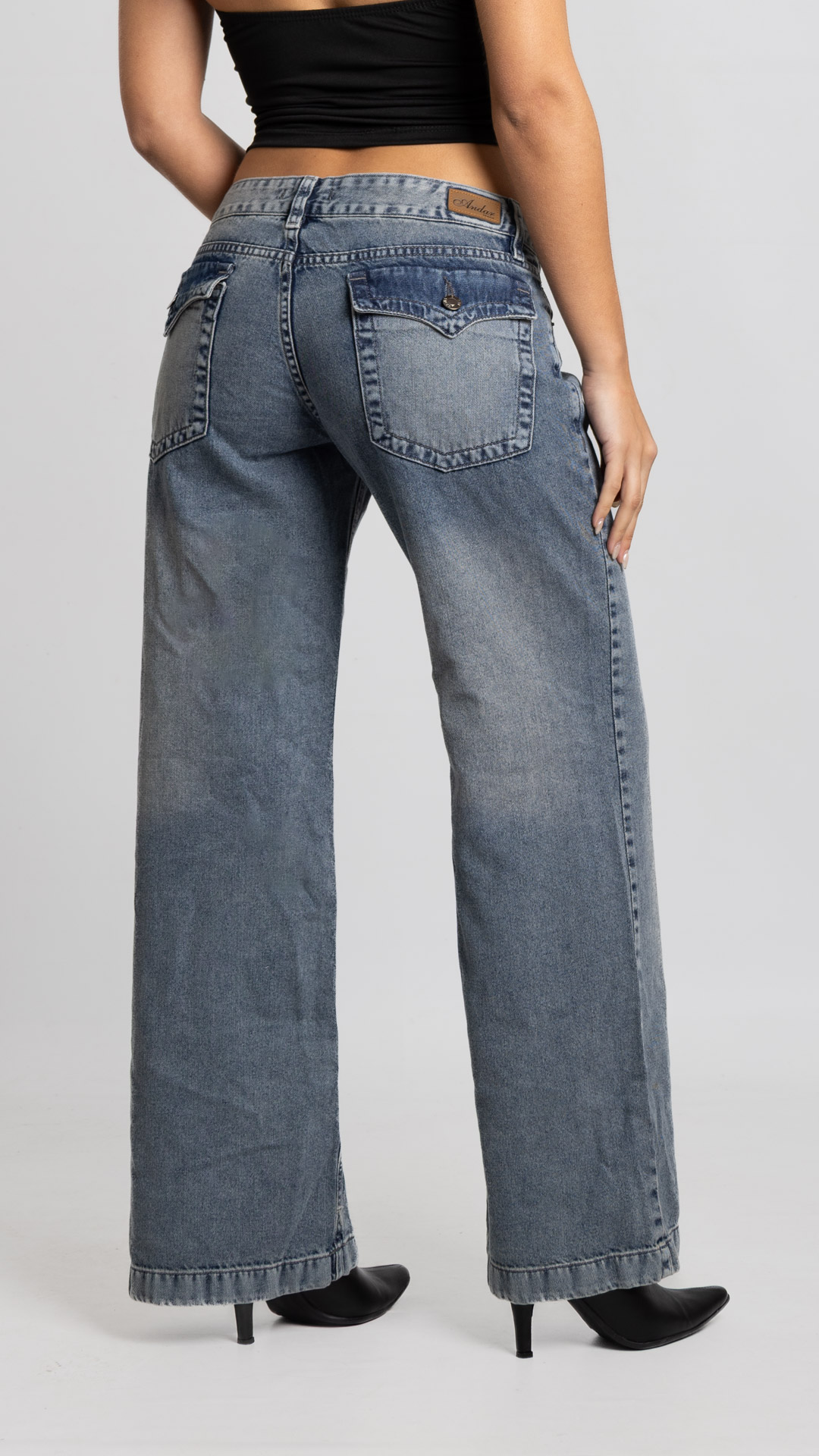 Art. 1016 | Wide Leg Matizado Con Tapa H/G