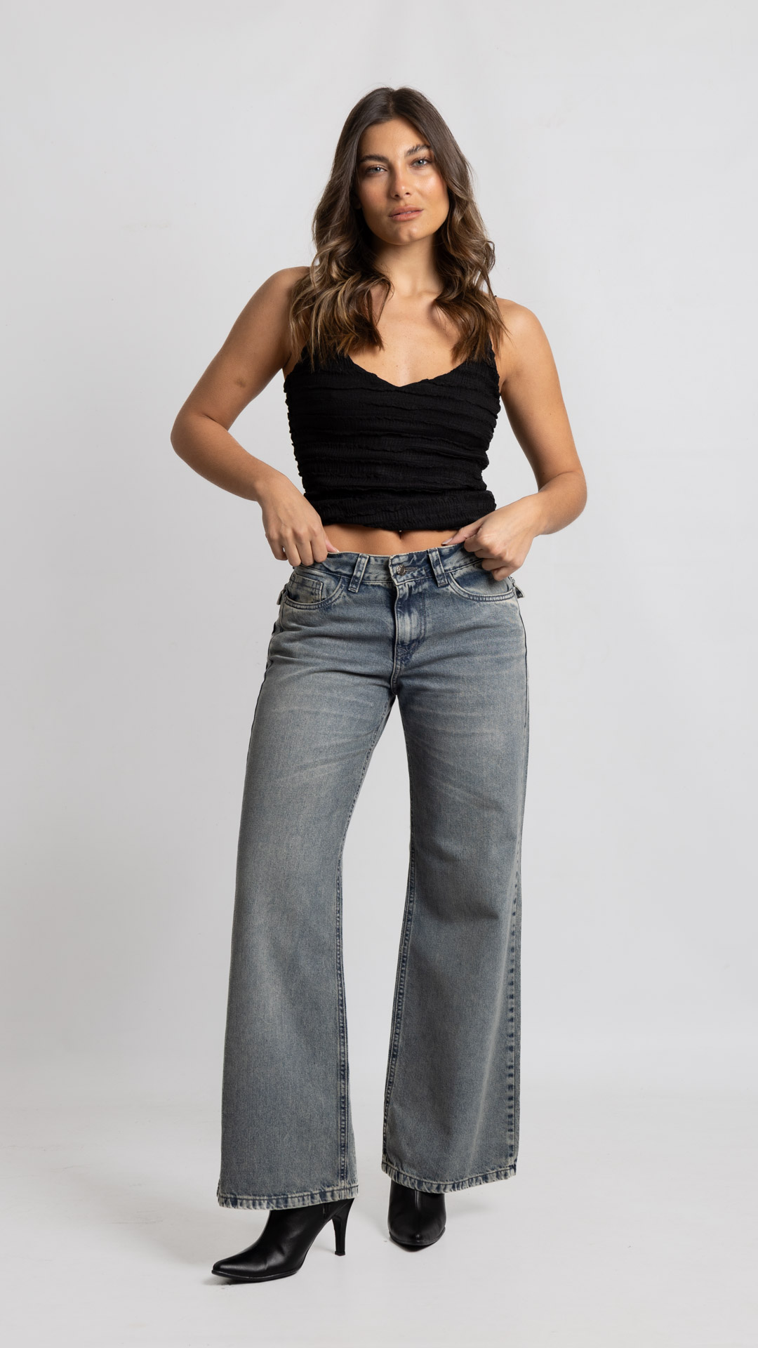 Art. 1046 | Wide Leg Matizado Tapa Trasera TM