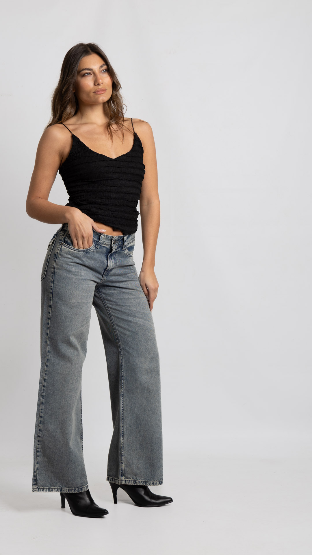 Art. 1046 | Wide Leg Matizado Tapa Trasera TM