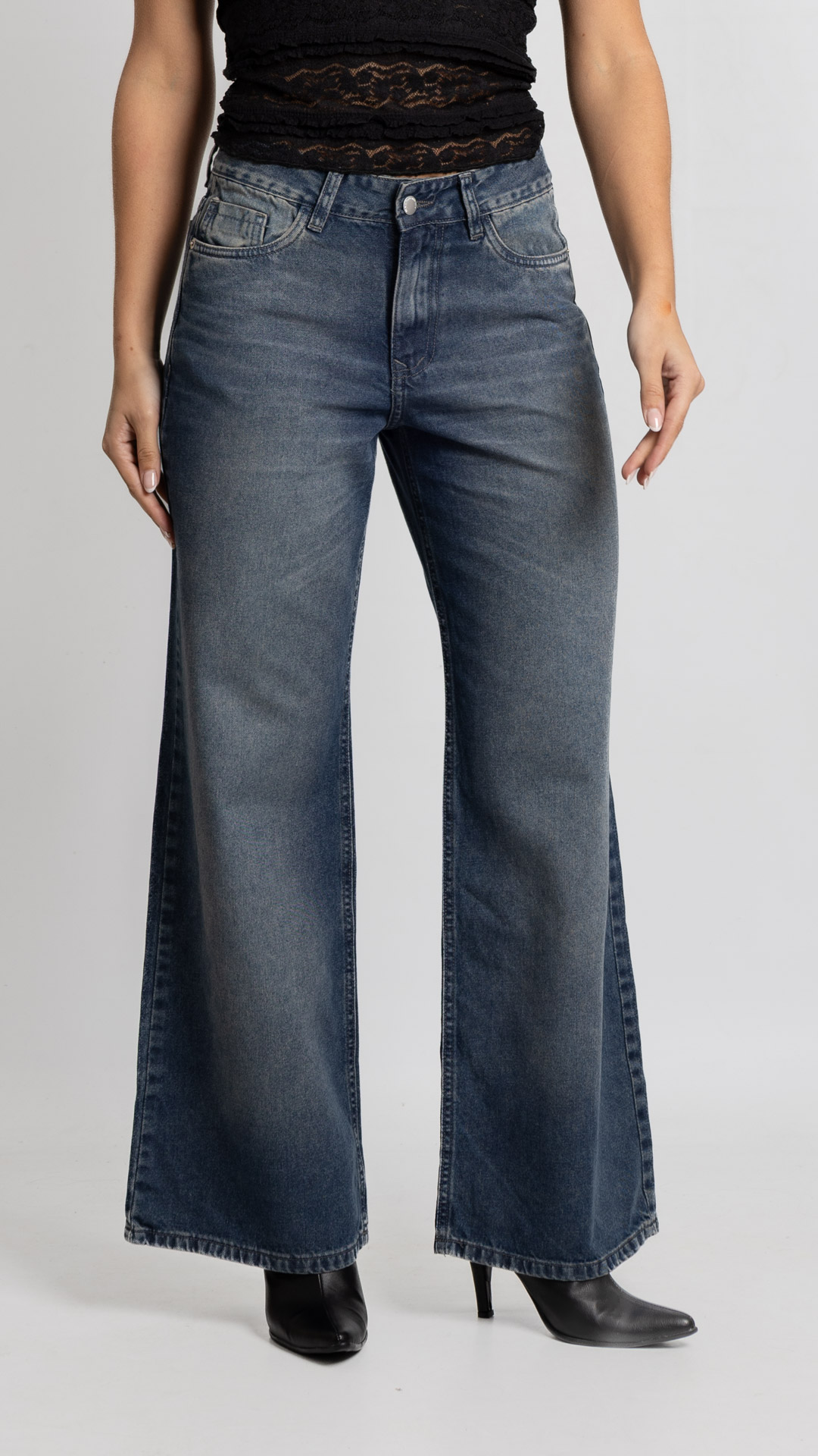 Art. 1035 | Wide Leg Matizado H/Gris TA