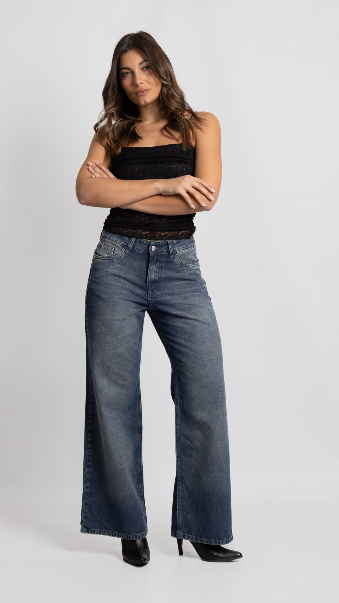 Art. 1035 | Wide Leg Matizado H/Gris TA