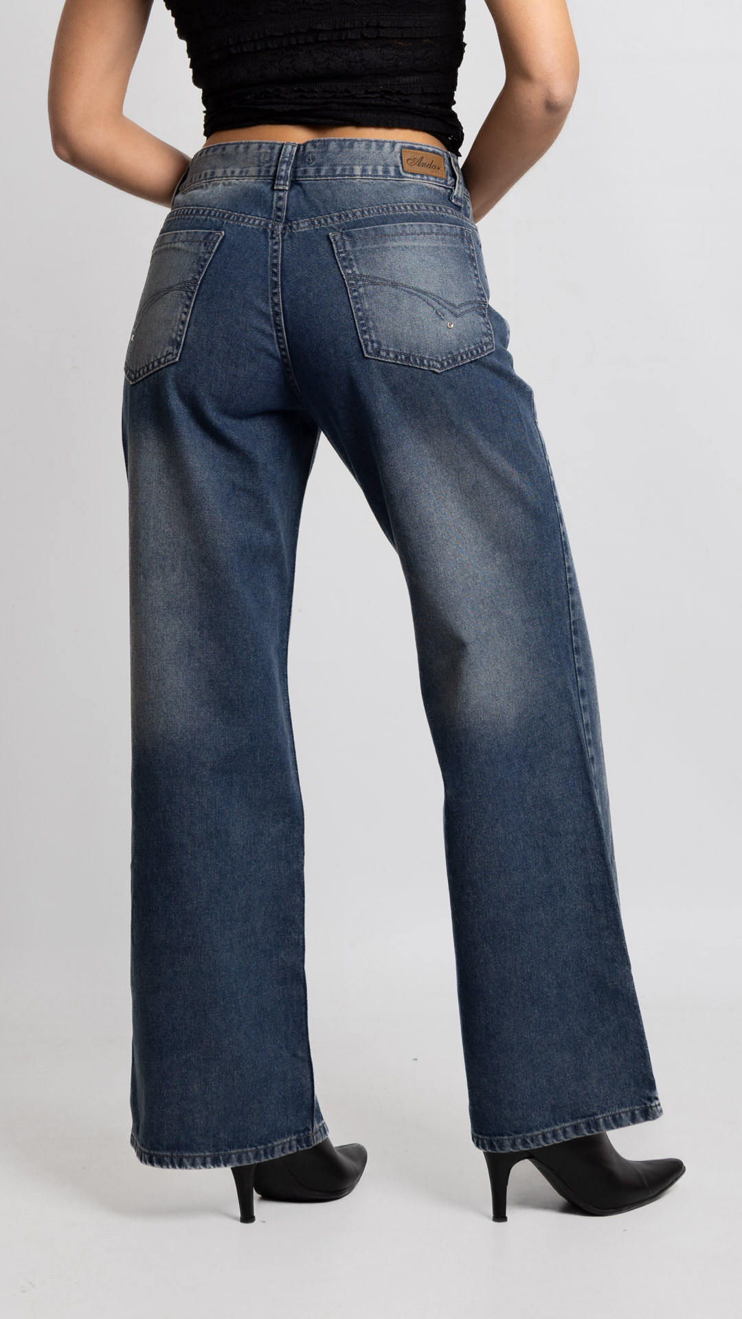 Art. 1035 | Wide Leg Matizado H/Gris TA