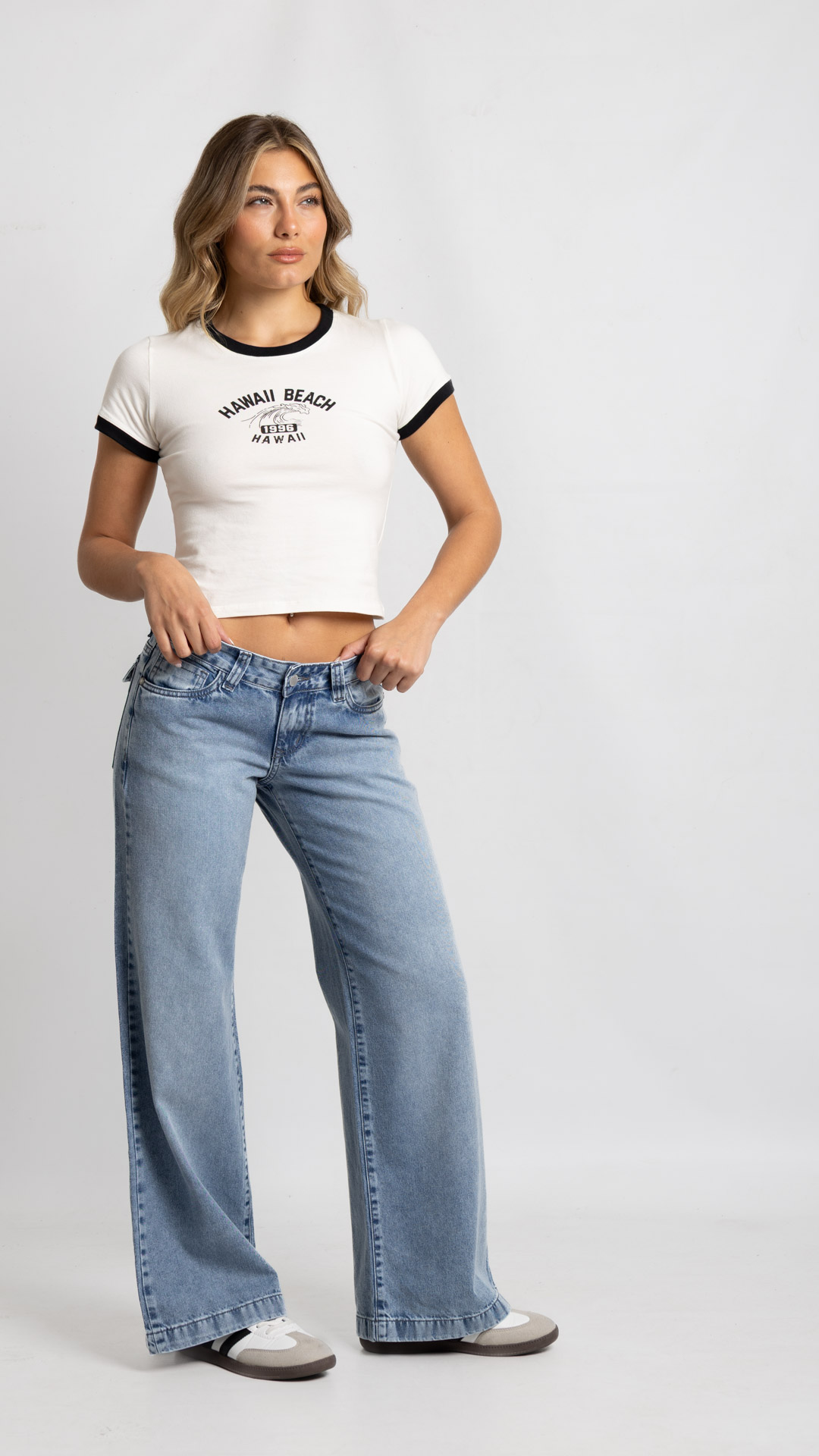 Art. 1054 | Wide Leg Nevado Tapa Trasera H/Gris TB