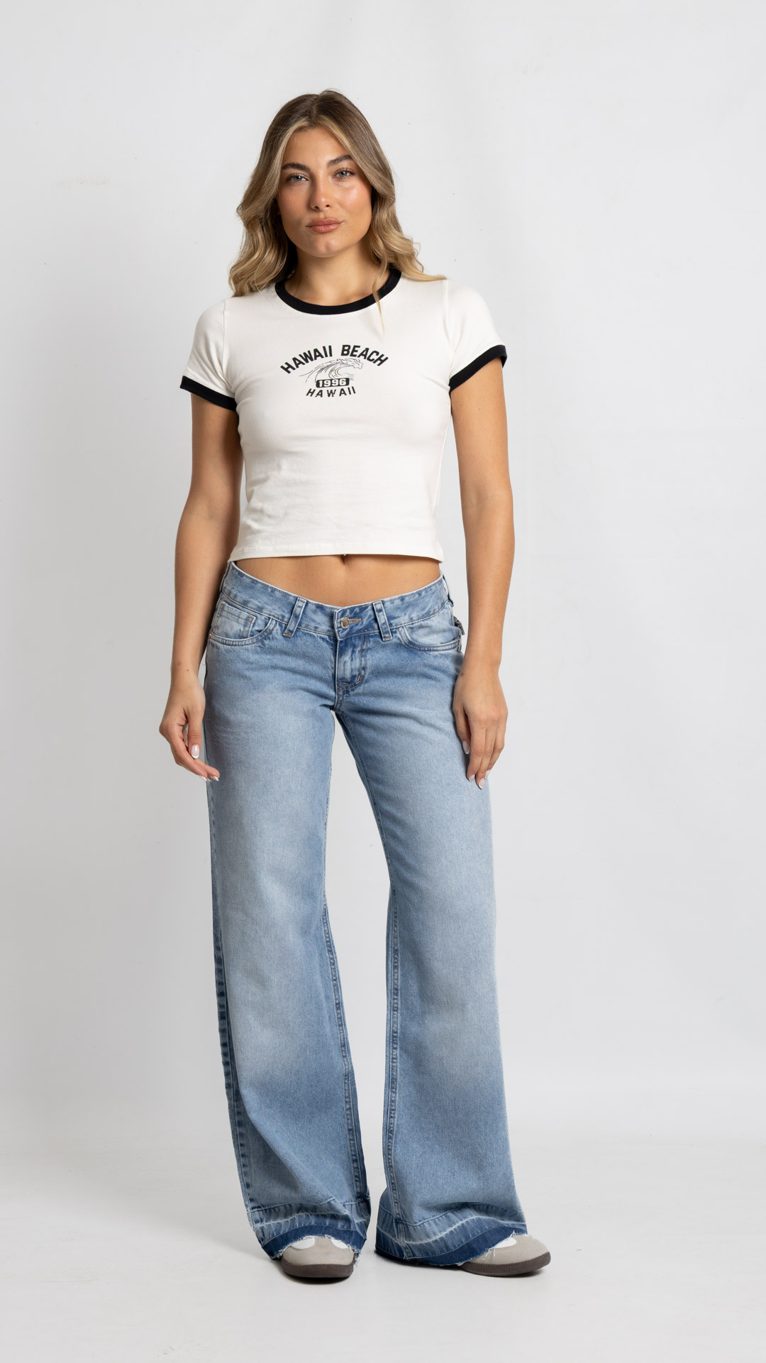 Art. 1048 | Wide Leg Nevado Tapa Trasera H/B Desatado EXTB