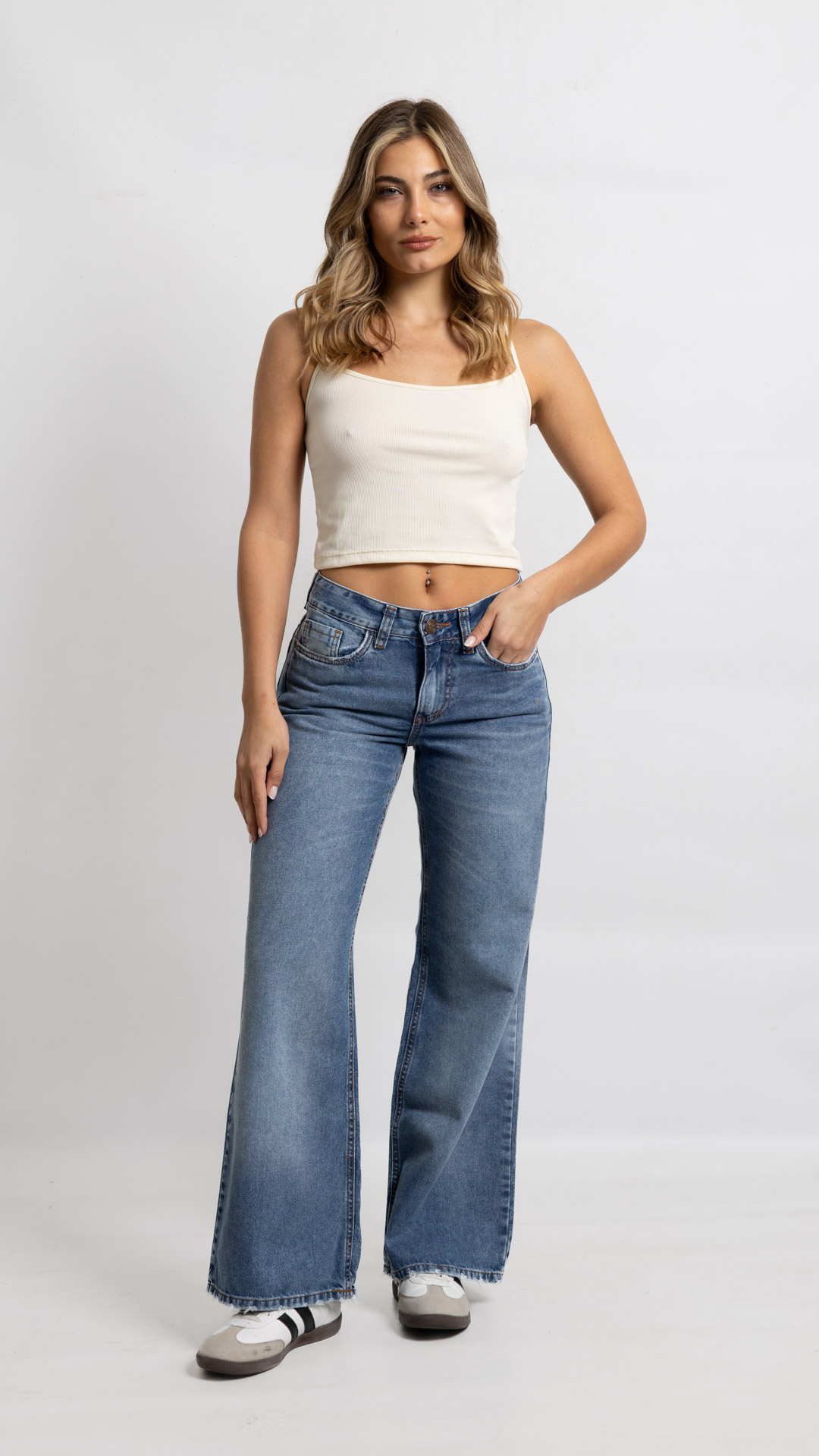 Art. 1060 | Wide Leg Nevado Con Cierre Trasero H/M TM